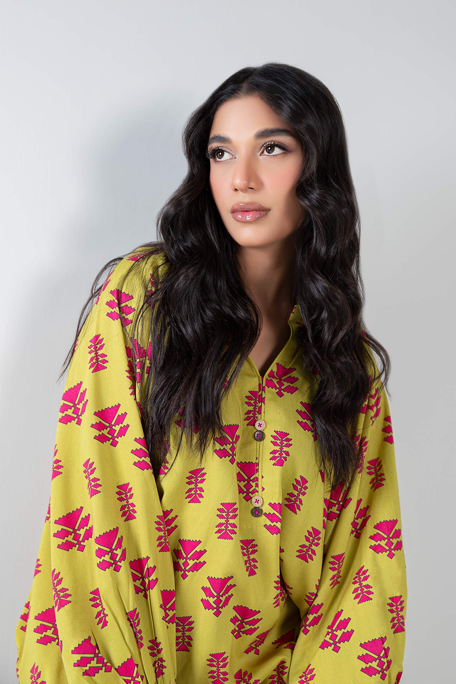 Printed Linen Tunic