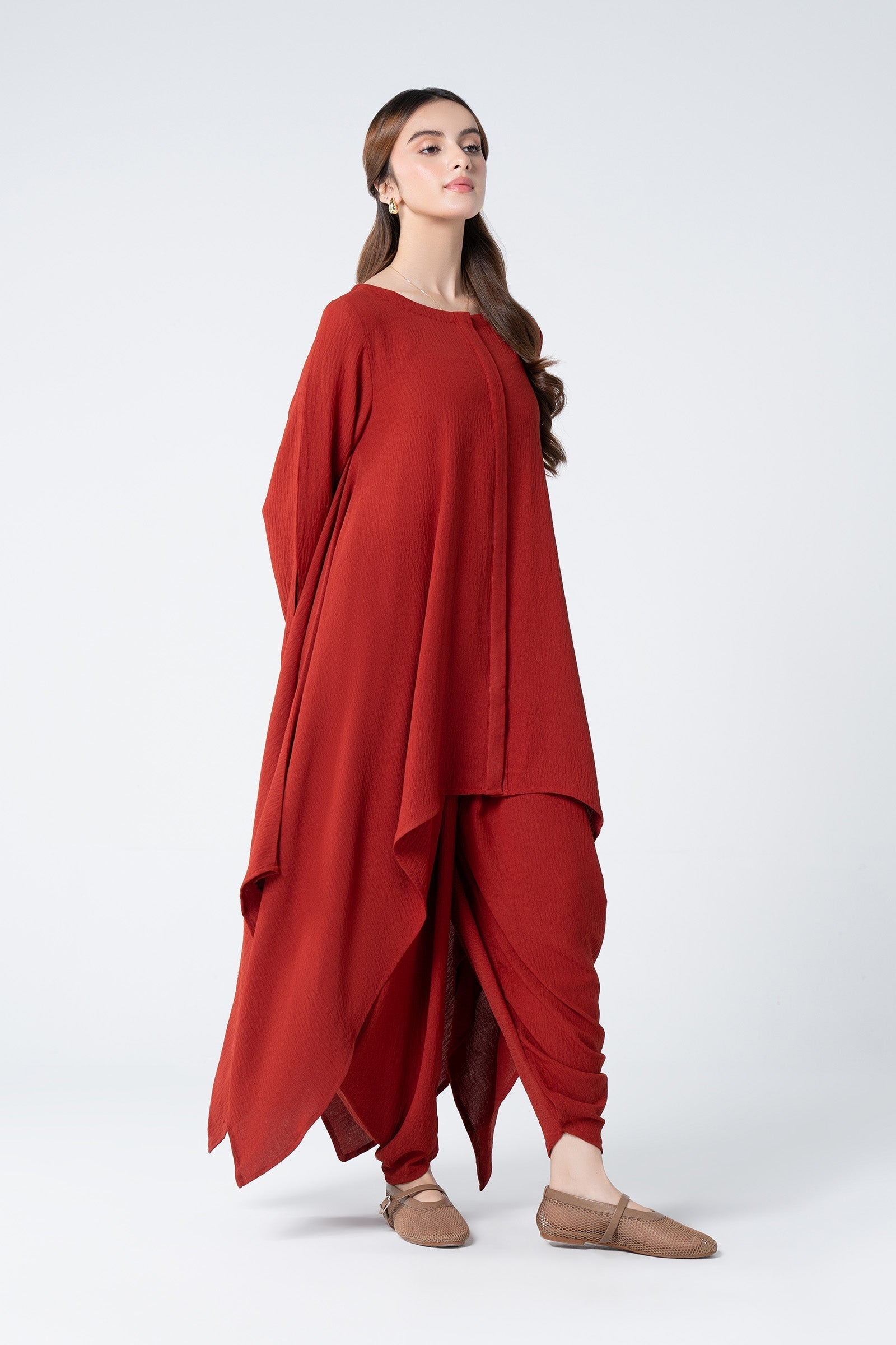 2 Pc Dyed Georgette Suit