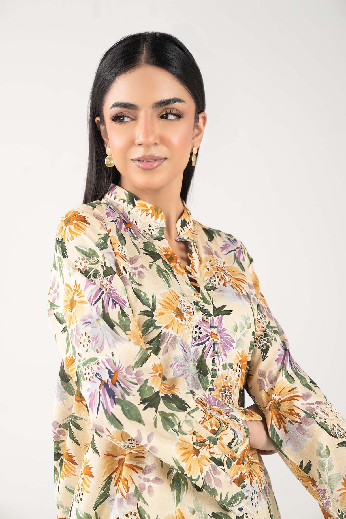 2 Pc Embroidered Lawn Suit
