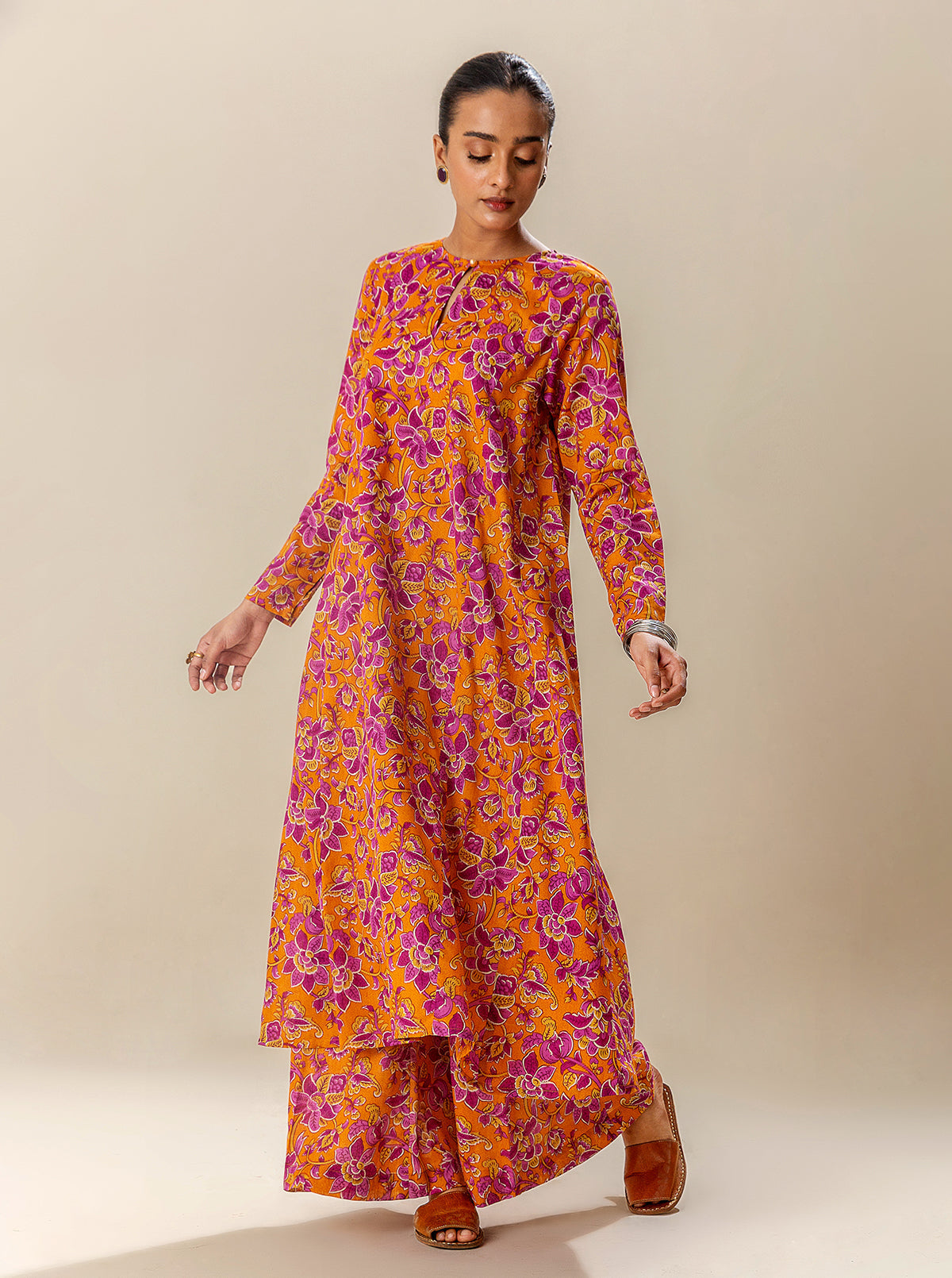 2 Piece Printed Suit-Sunset Candy (Unstitched)