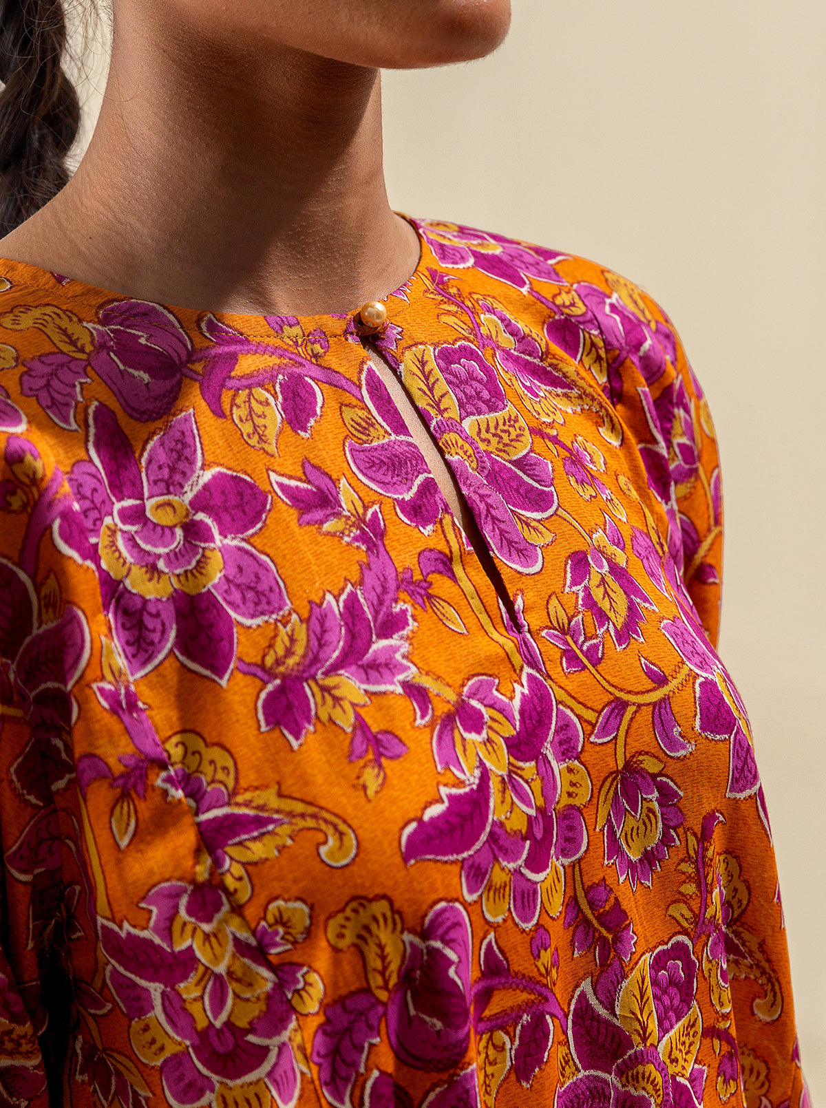 2 Piece Printed Suit-Sunset Candy (Unstitched)