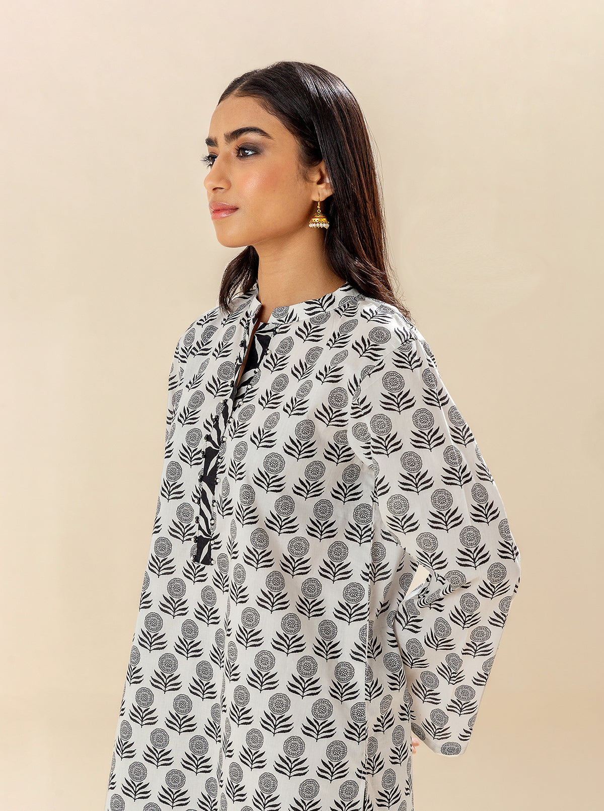 2 Piece Printed Lawn Suit - Ethnic Vibe (Unstitched)