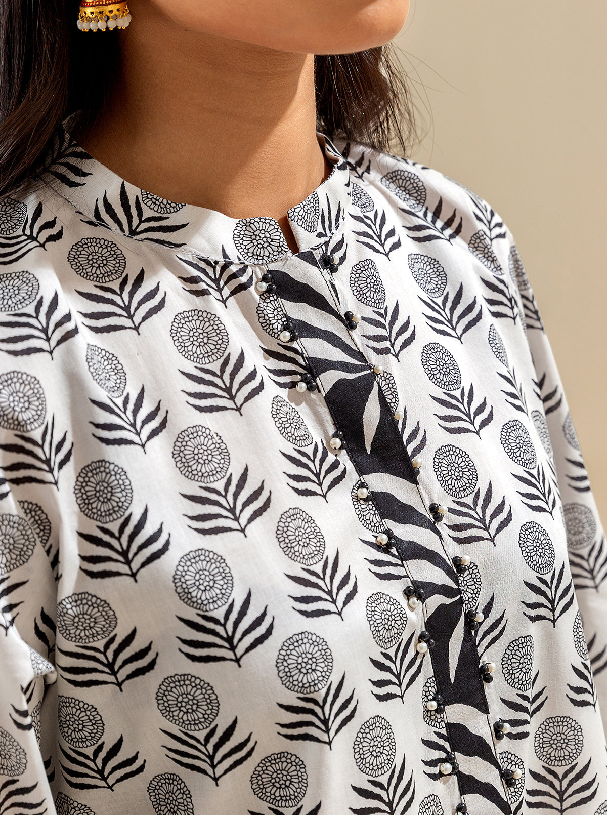 2 Piece Printed Lawn Suit - Ethnic Vibe (Unstitched)