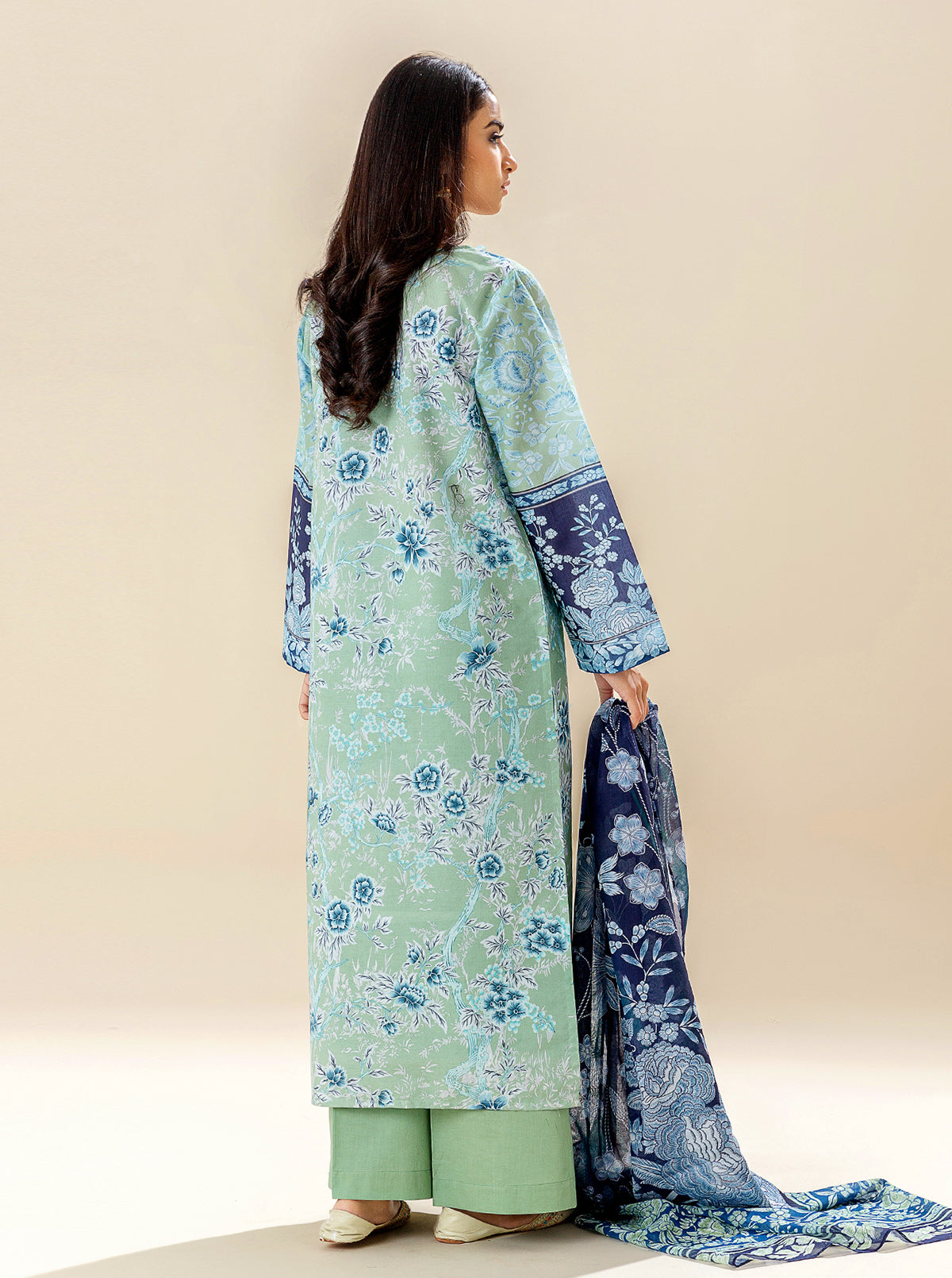 3 Piece Printed Lawn Suit (Unstitched)