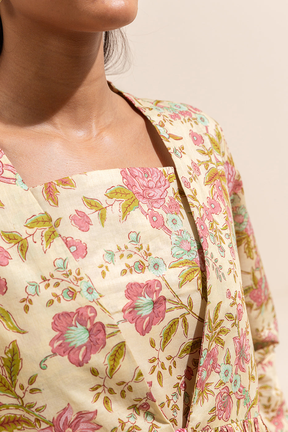 2 Piece Printed Lawn Suit-Golden Glow (Unstitched)