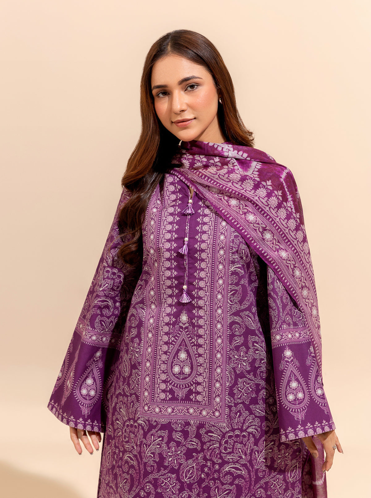 2 Piece Printed Lawn Suit-Magic Malevolence (Unstitched)