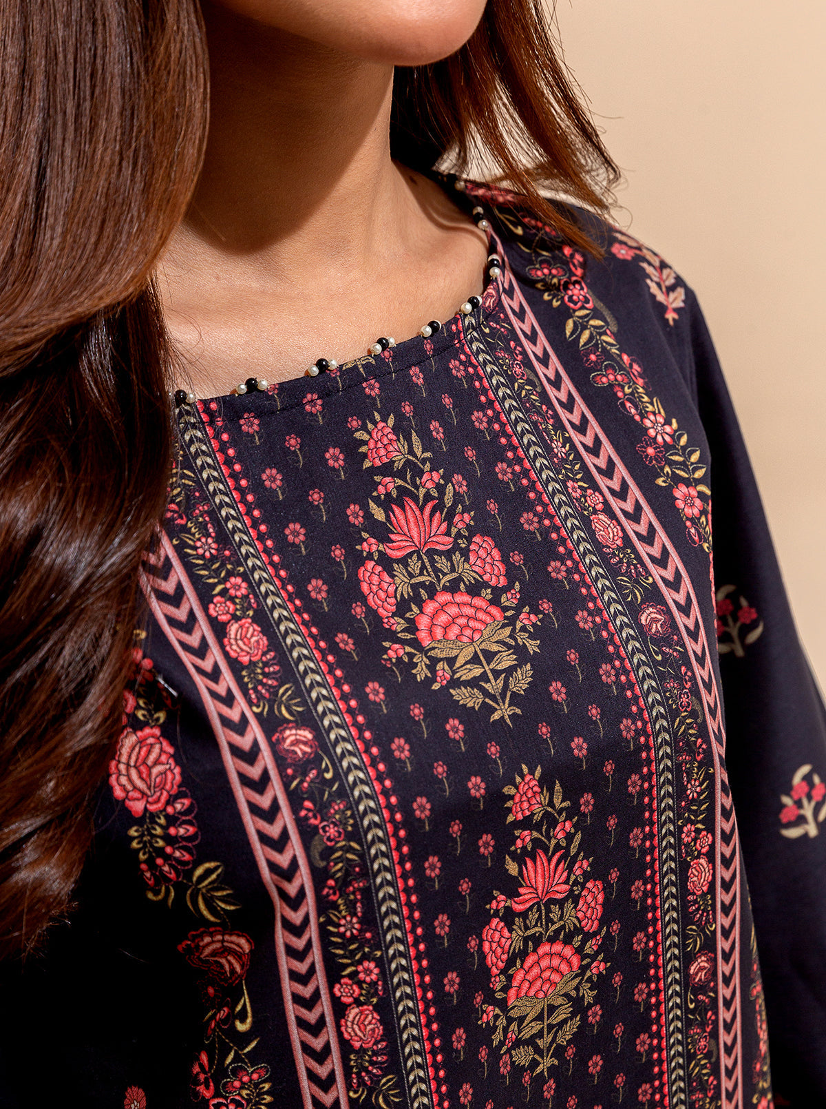 2 Piece Printed Lawn Suit-Regal Ways (Unstitched)