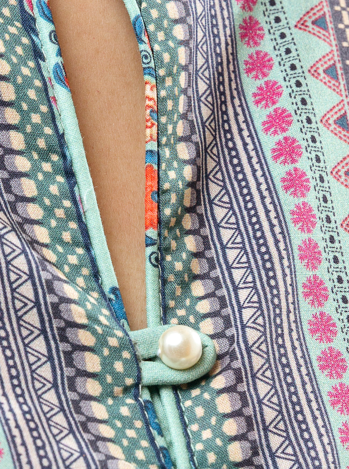 1 PIECE - PRINTED LAWN SHIRT - JEWEL GLEAM