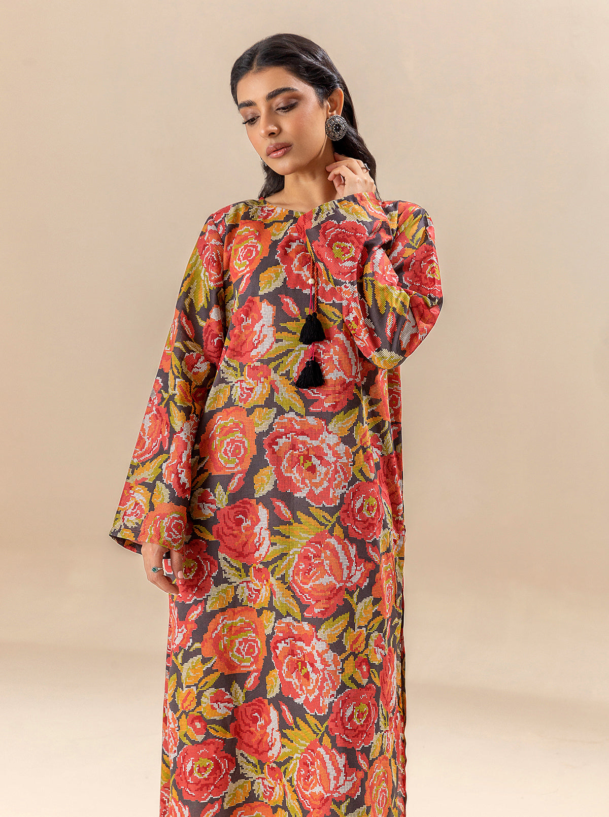 2 Piece Printed Lawn Suit-Charming Rush (Unstitched)