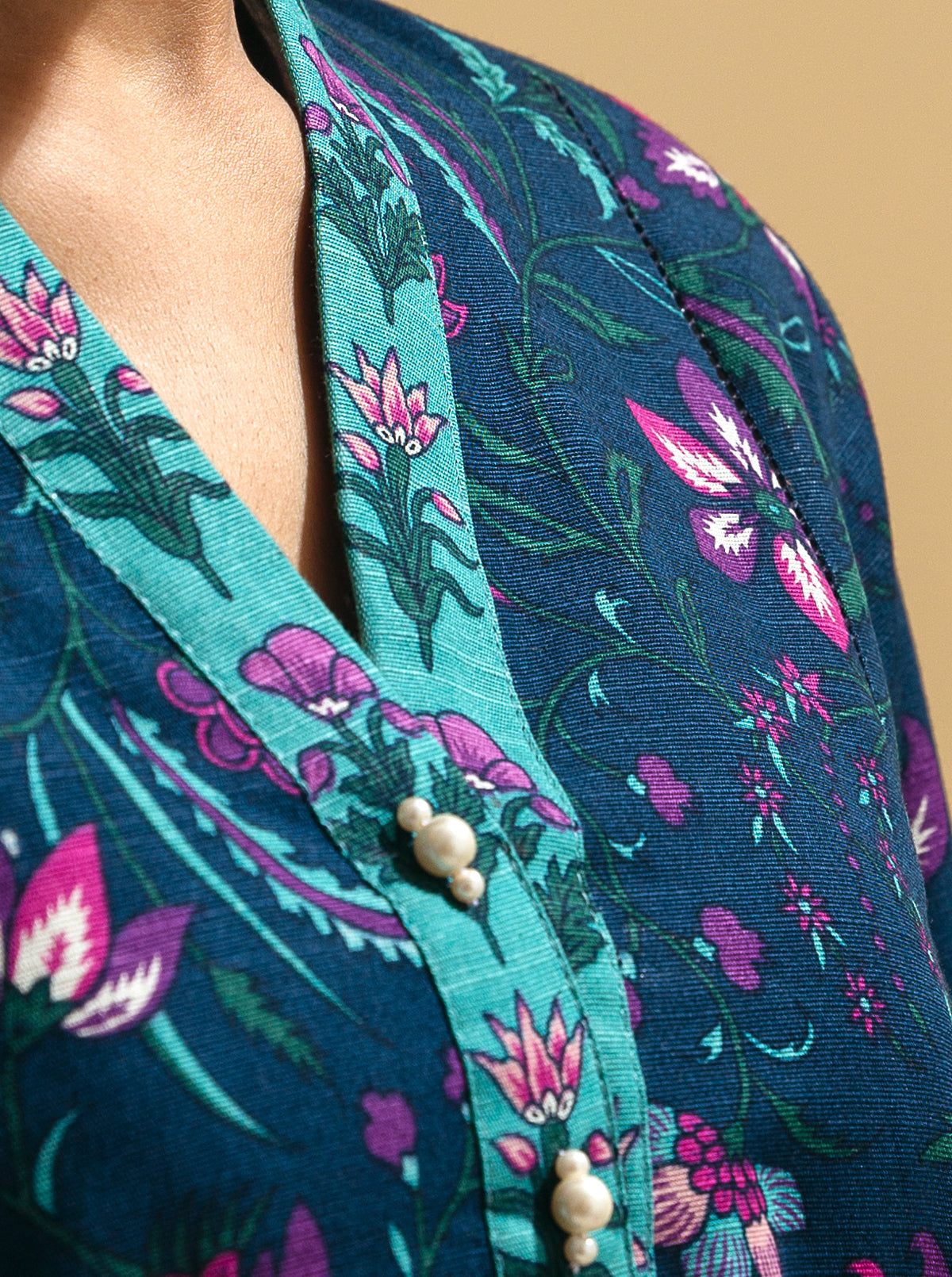 2 Piece - Printed Khaddar Suit - Approval