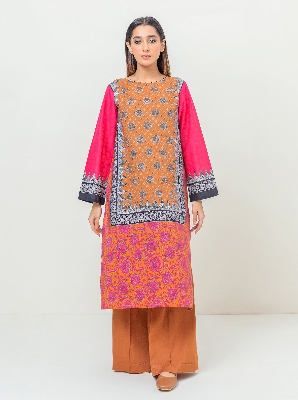 2 Piece - Printed Cambric Suit - Main Grandeur
