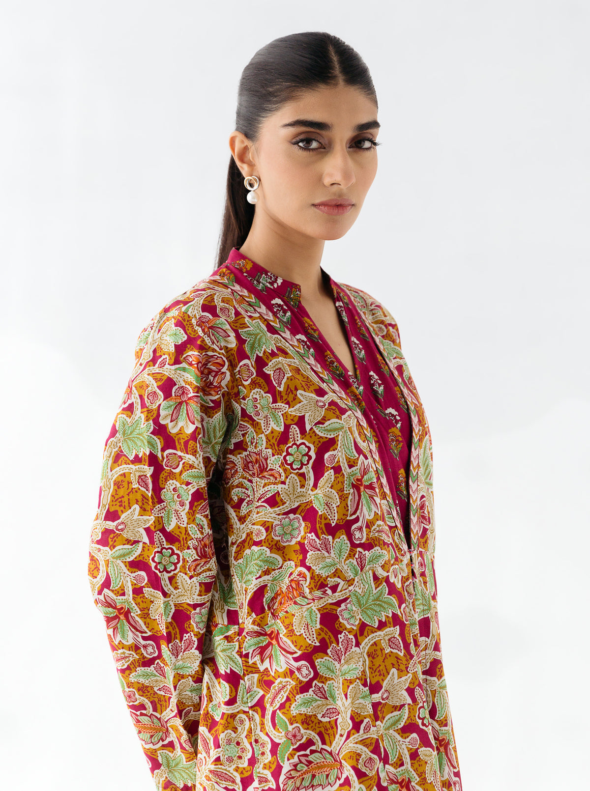 2 Piece - Printed Cambric Suit - Carnival Magic