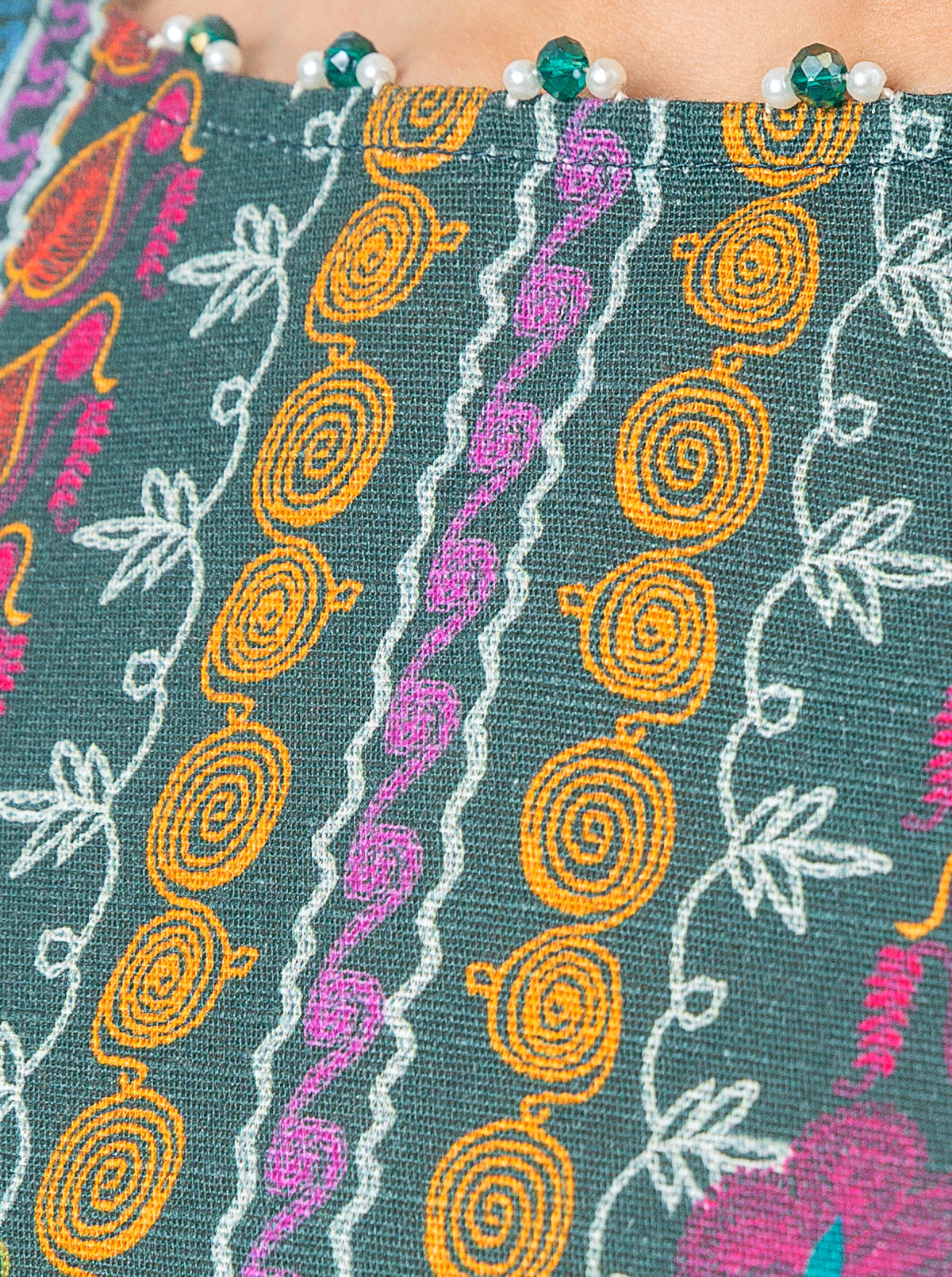 3 Piece - Printed Khaddar Suit - Ethnic Elegance