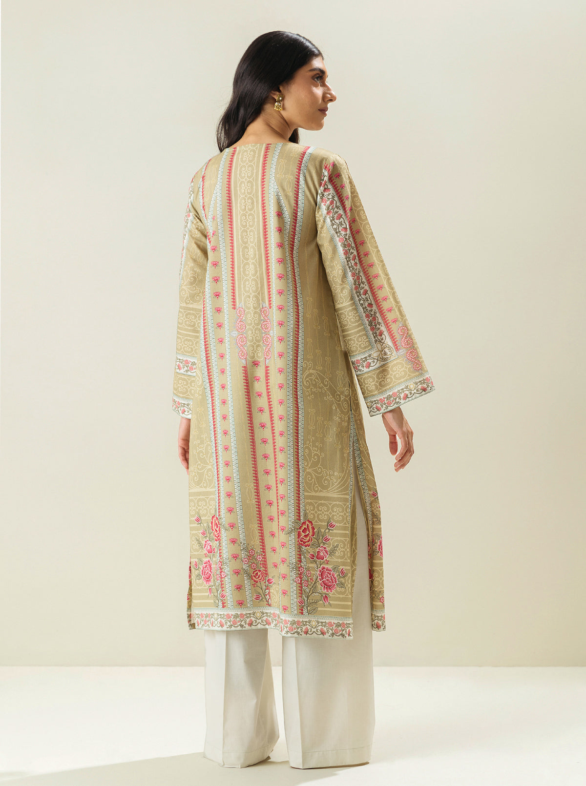 1 Piece - Printed Lawn Shirt - Chateau De Flora