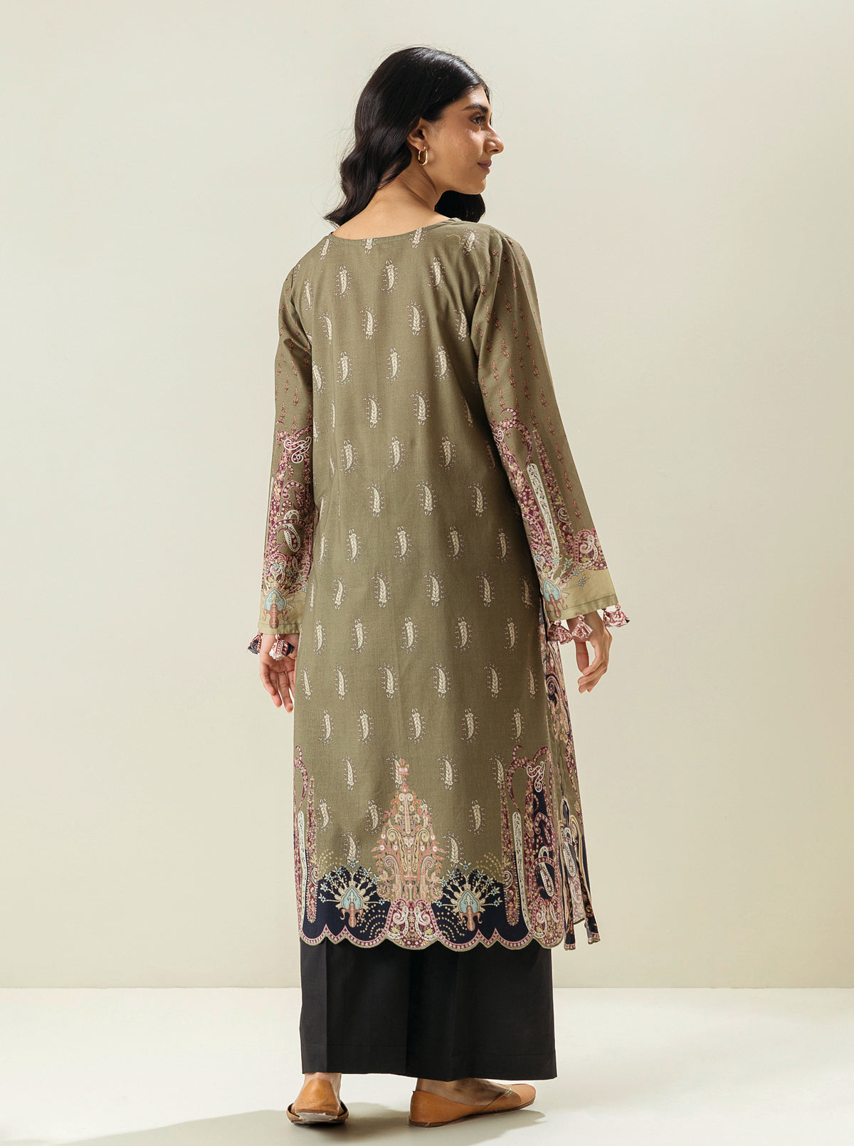 1 PIECE - PRINTED LAWN SHIRT - EXOTIC BLOOM