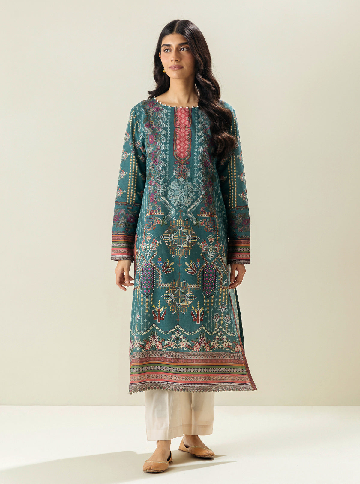 1 PIECE - PRINTED LAWN SHIRT - JIGSAW GRACE