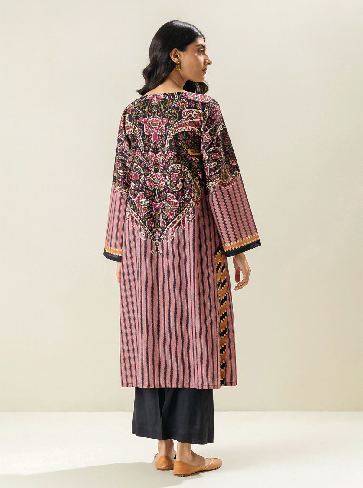 1 PIECE - PRINTED LAWN SHIRT - FLORA SYNC