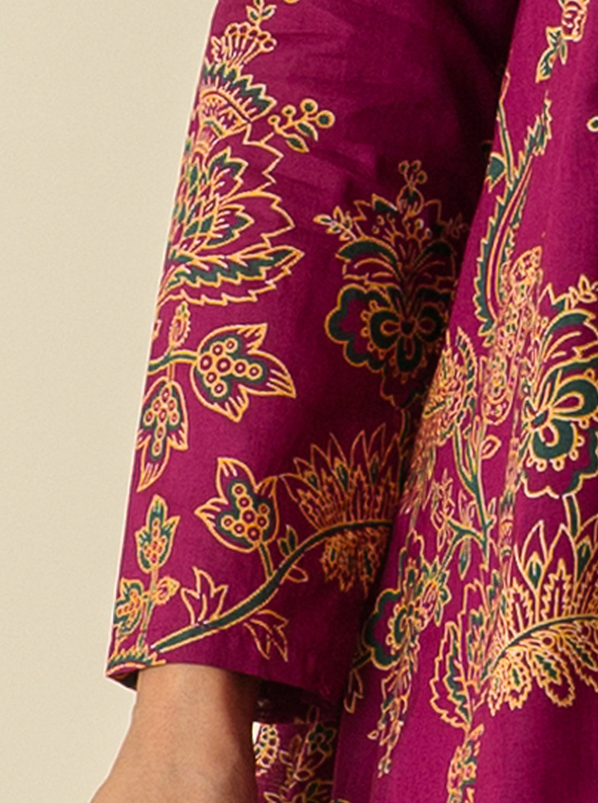 2 PIECE - EMBROIDERD LAWN SUIT - PEACOCK PINK