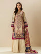 3 Piece - Embroiderd Lawn Suit - Apricot Daydream