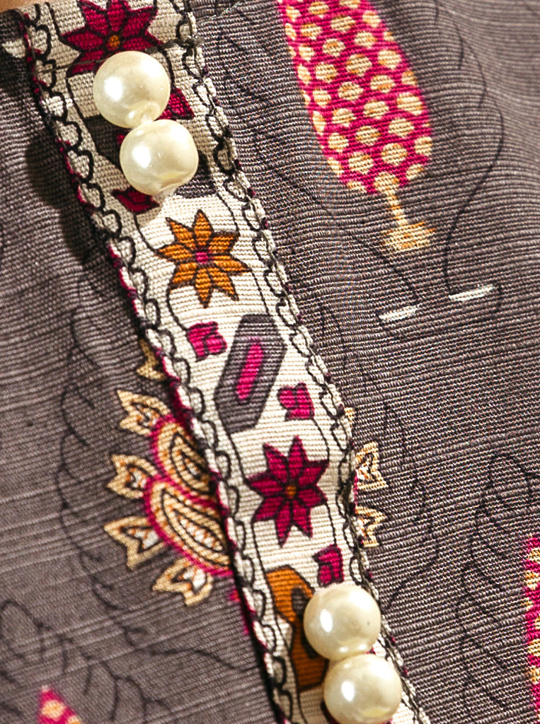 3 Piece - Printed Khaddar Suit - Concreter Heritage