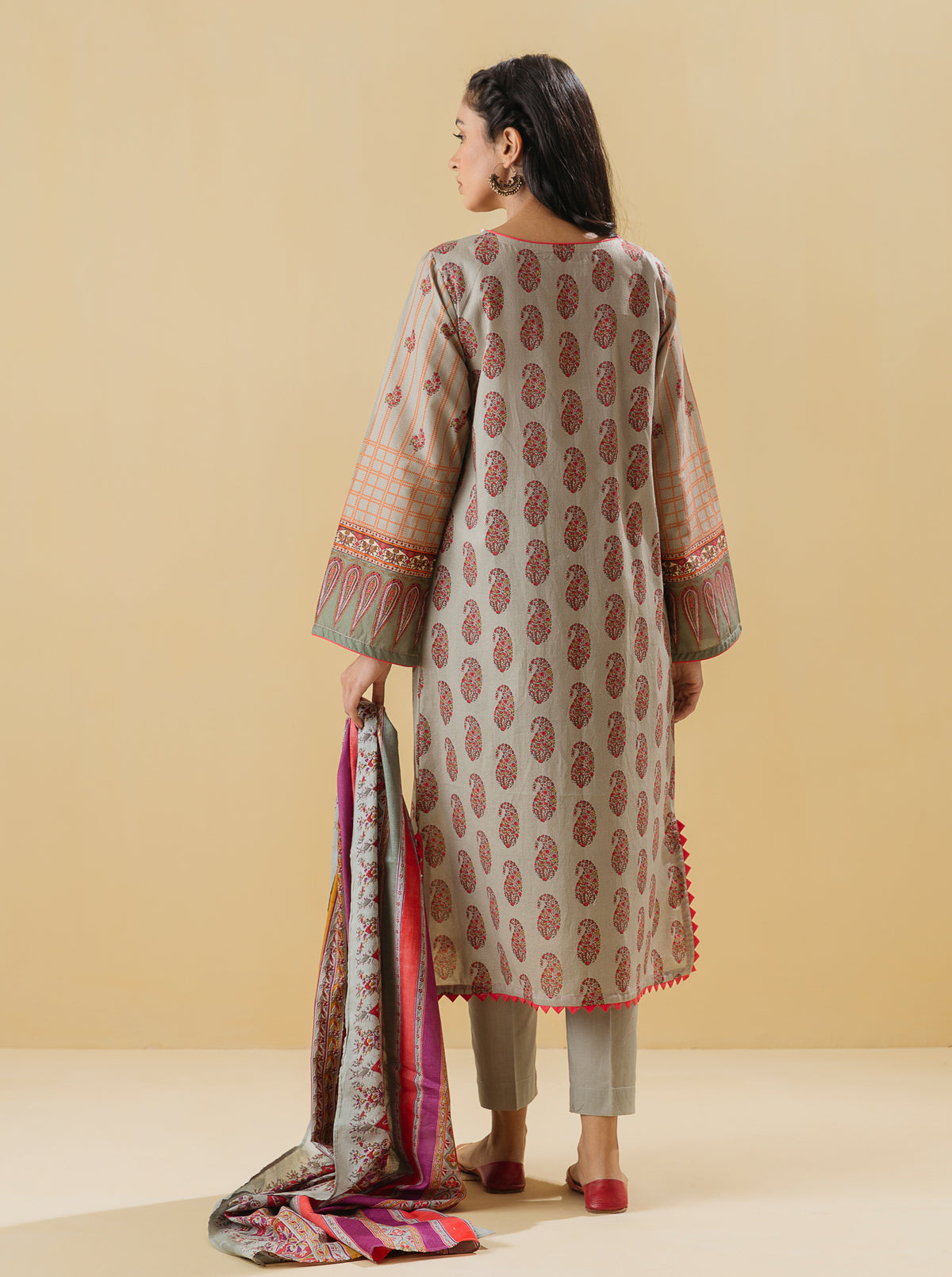 3 PIECE - PRINTED LAWN SUIT - ETHEREAL ESSENCEMB3S22U26-MULTI-2000000197823-3PC