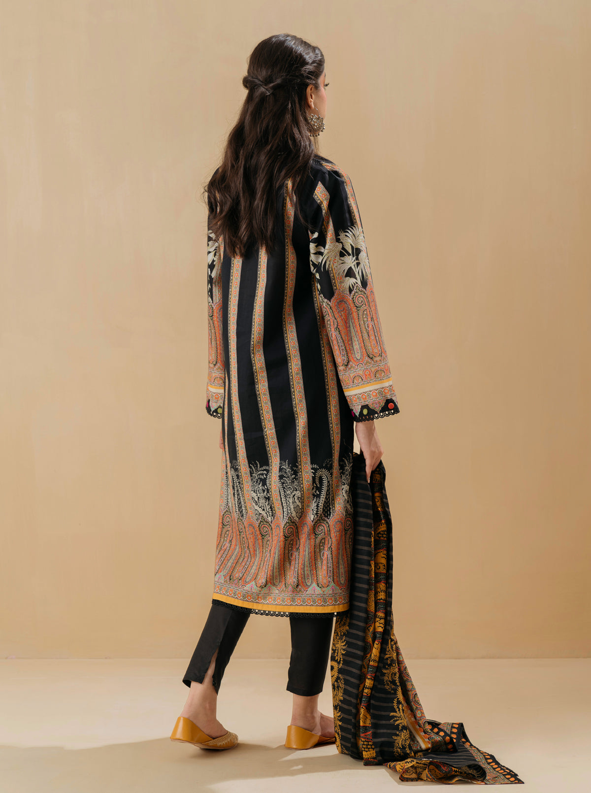 3 PIECE - PRINTED LAWN SUIT - GARDENIA ONYXMB3S22U32-RED-2000000197594-3PC