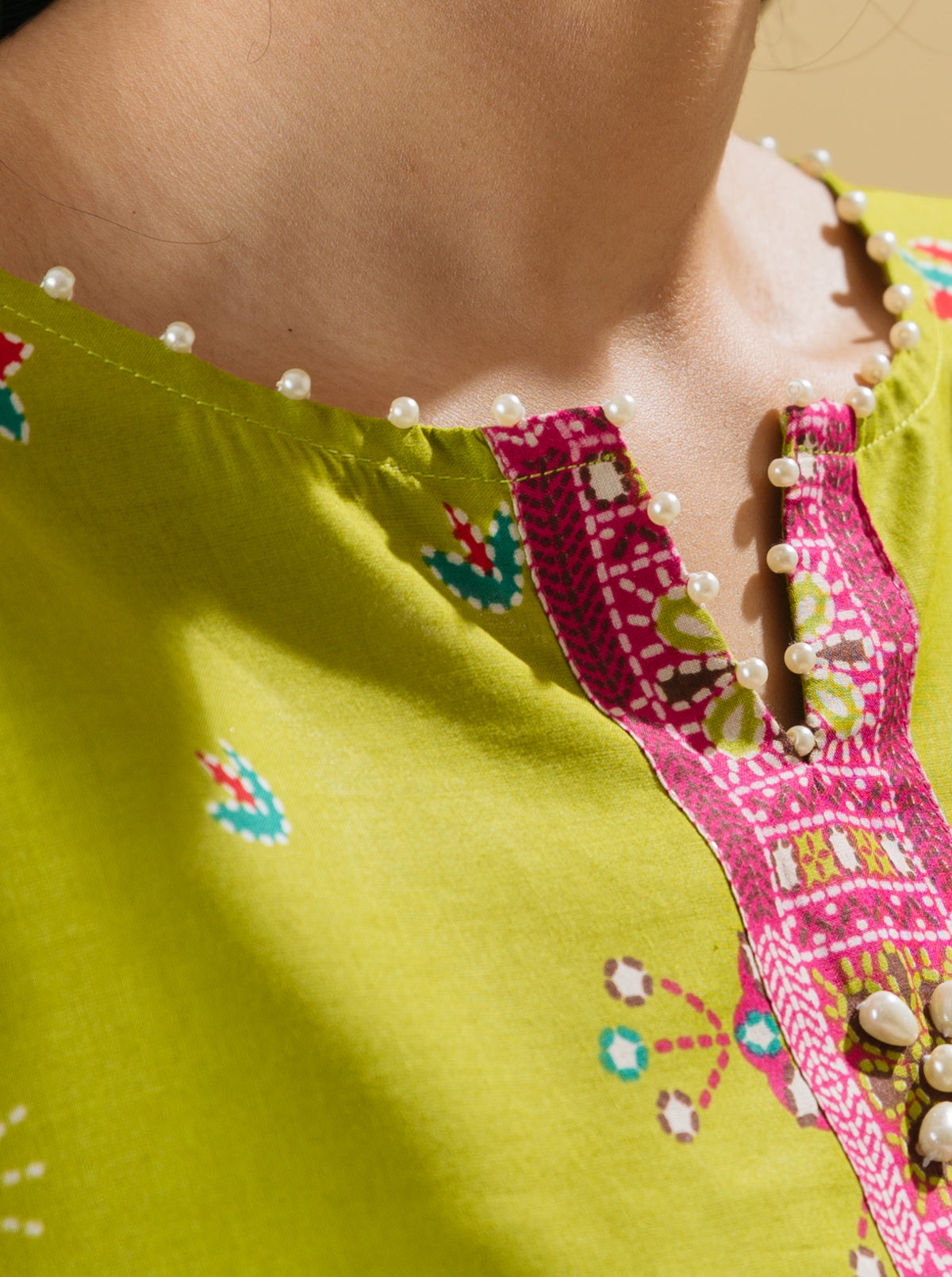 3 Piece - Printed Lawn Suit - Quetzal Green