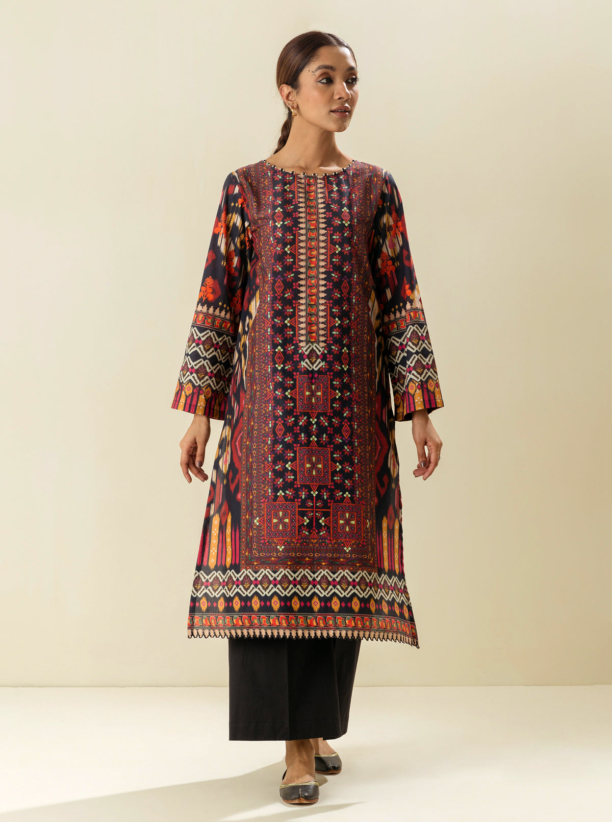 1 Piece - Printed Lawn Shirt - Valiant Craft