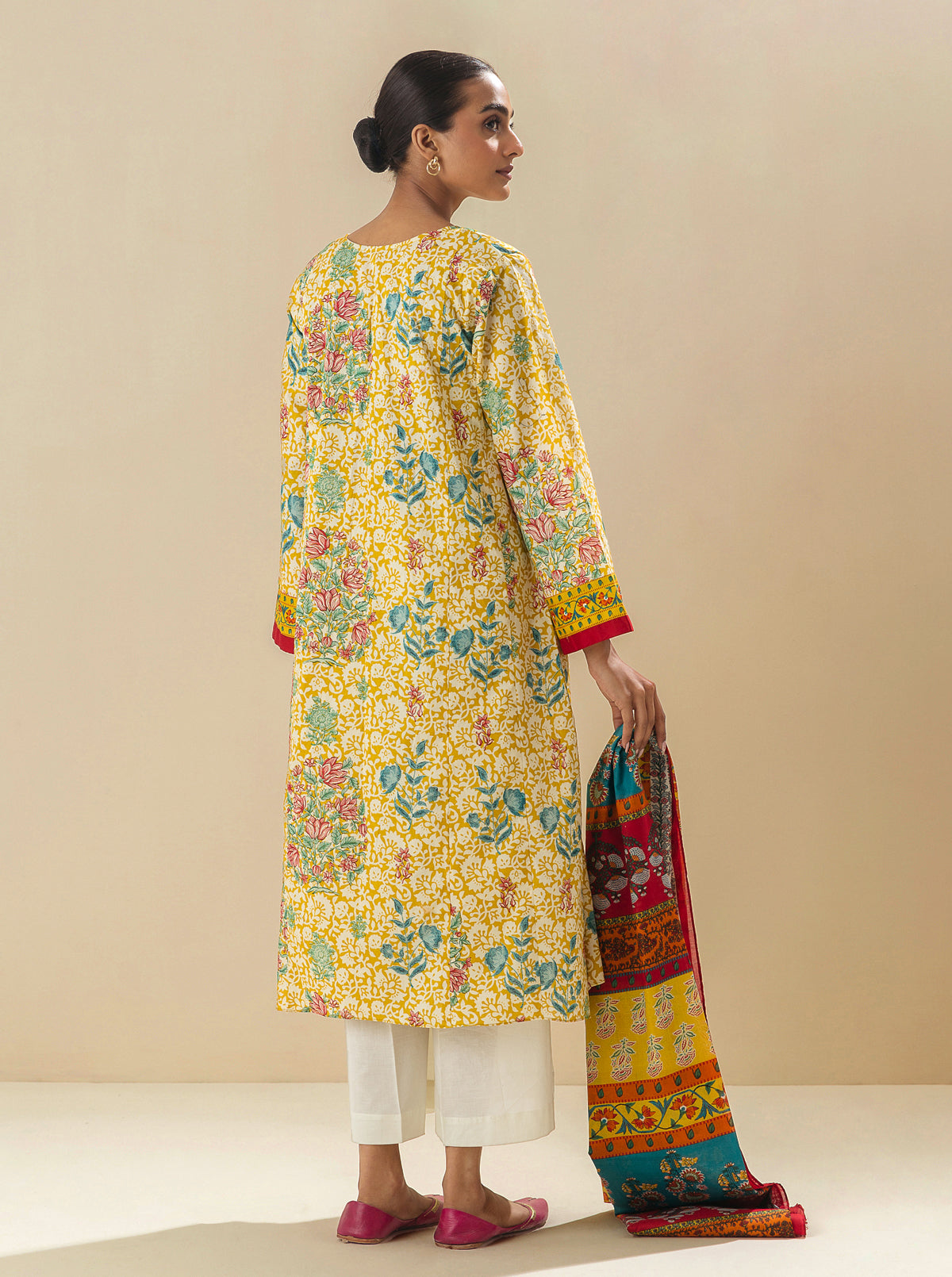2 Piece - Printed Lawn Suit - Sahara Mirage