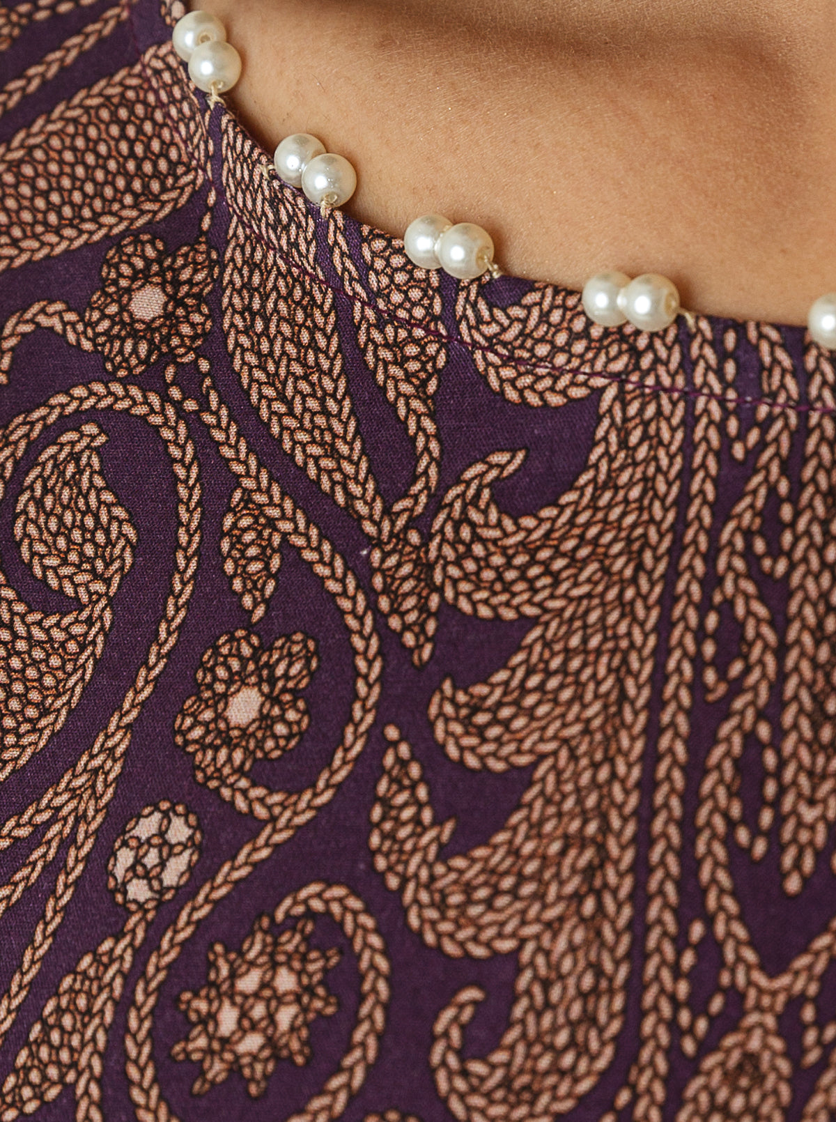 3 Piece - Printed Lawn Suit - Vivid Lilacs
