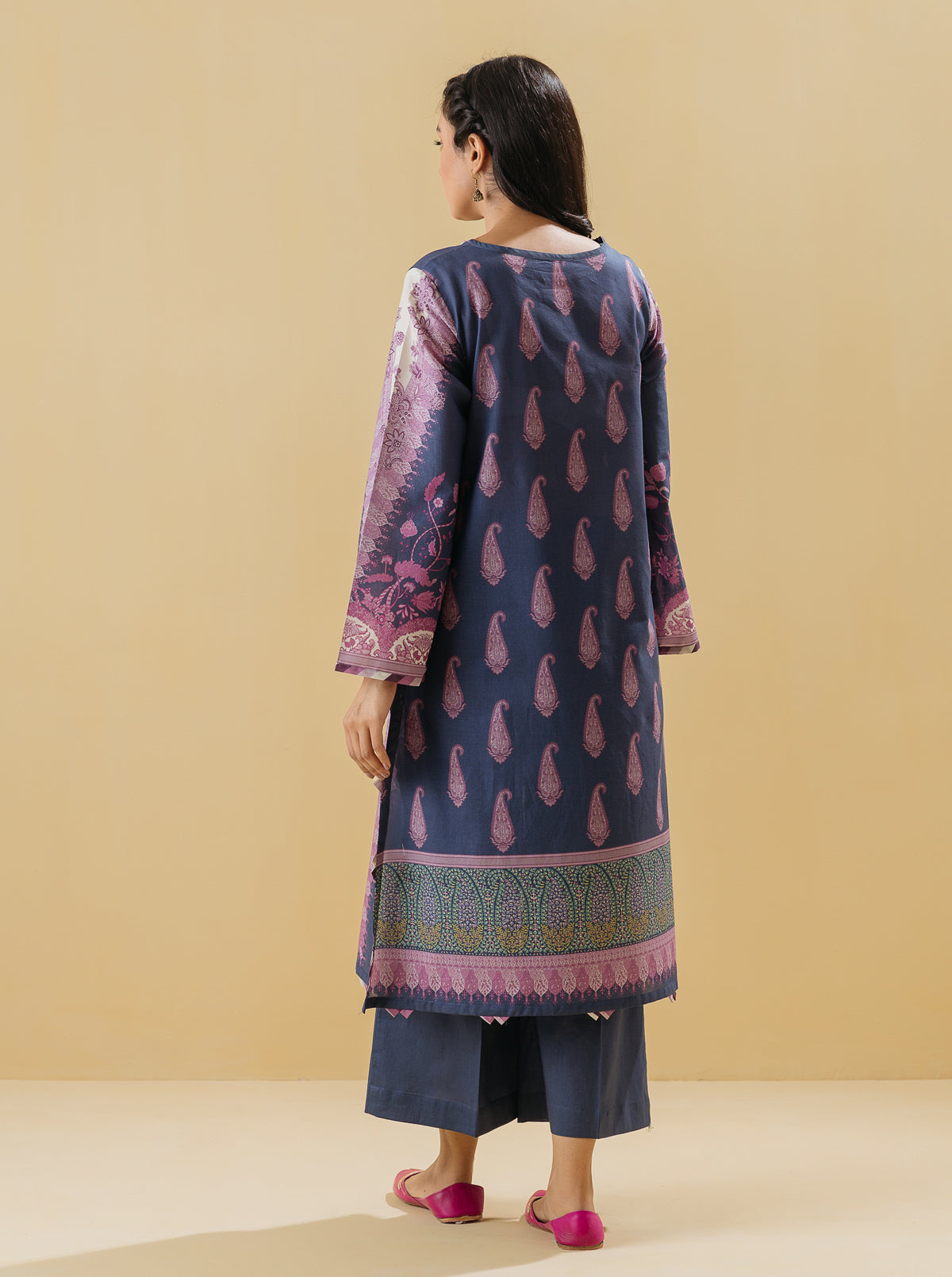 1 PIECE - PRINTED LAWN SHIRT - DIVINE DECOR
