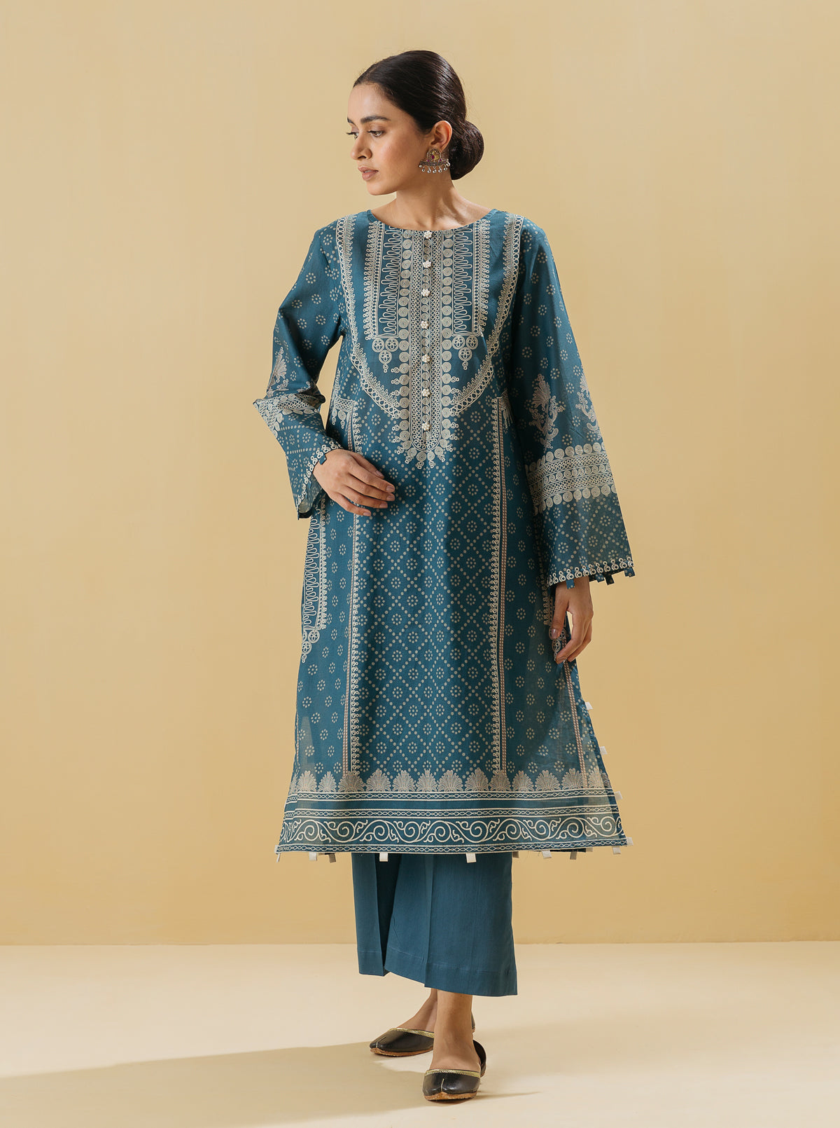 2 PIECE - PRINTED LAWN SUIT - MYSTIQUE JEWELMB4S22U13-BLUE-2000000197839-2PC