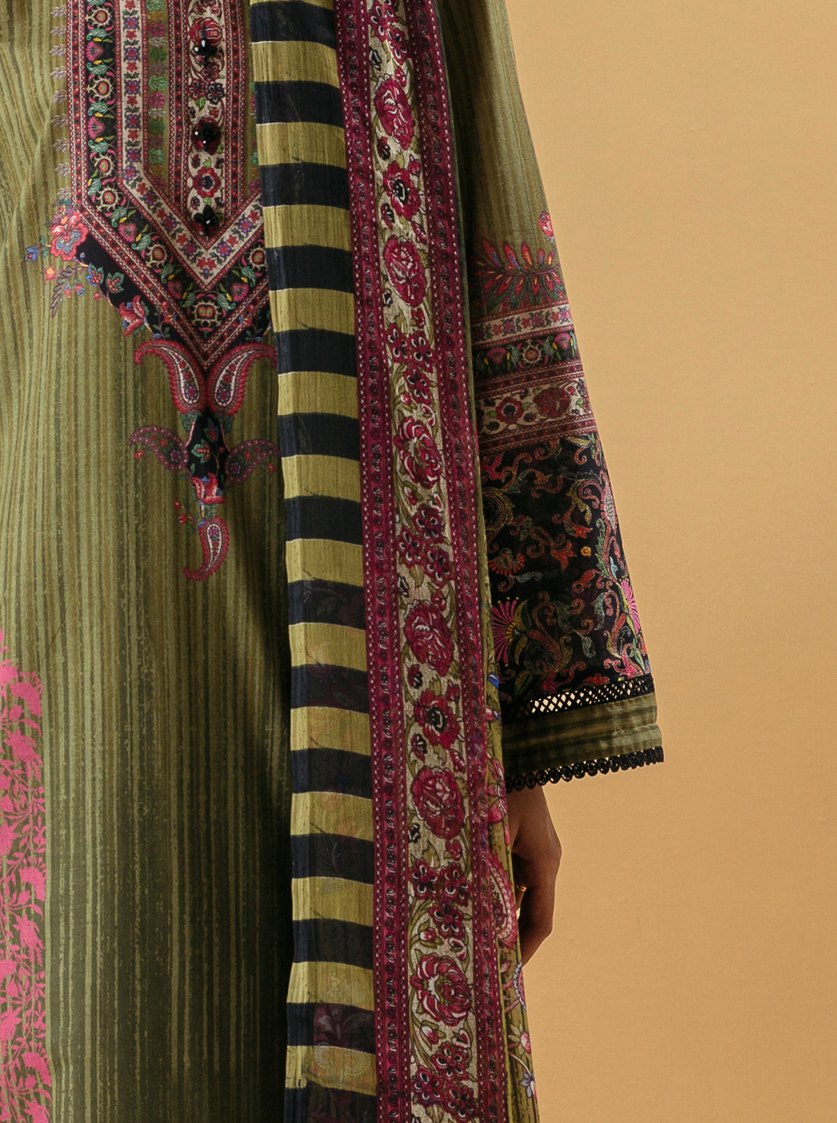 3 Piece - Printed Lawn Suit - Grace Gloria