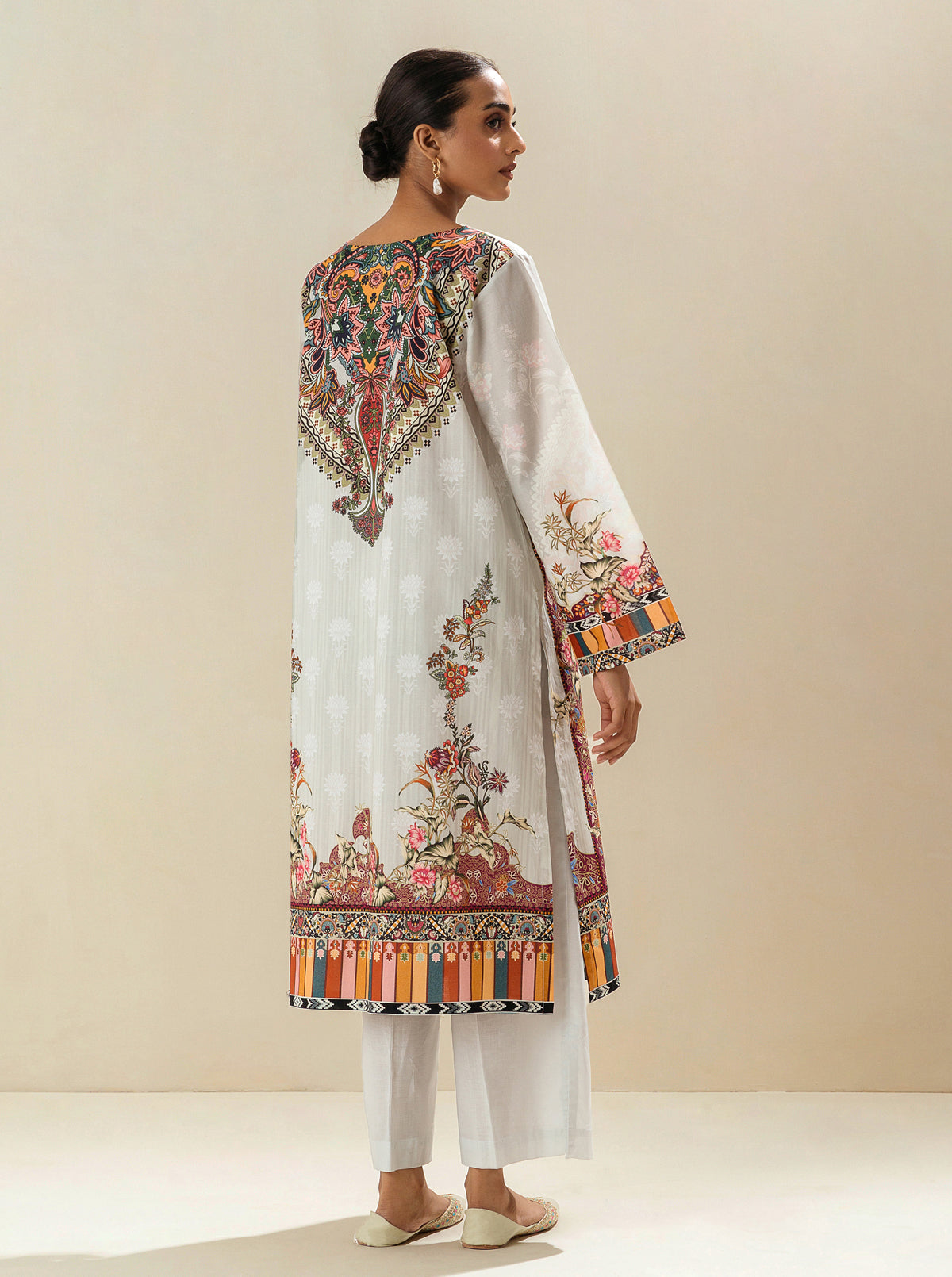 1 PIECE - PRINTED LAWN SHIRT - LAPIS ANATOMY