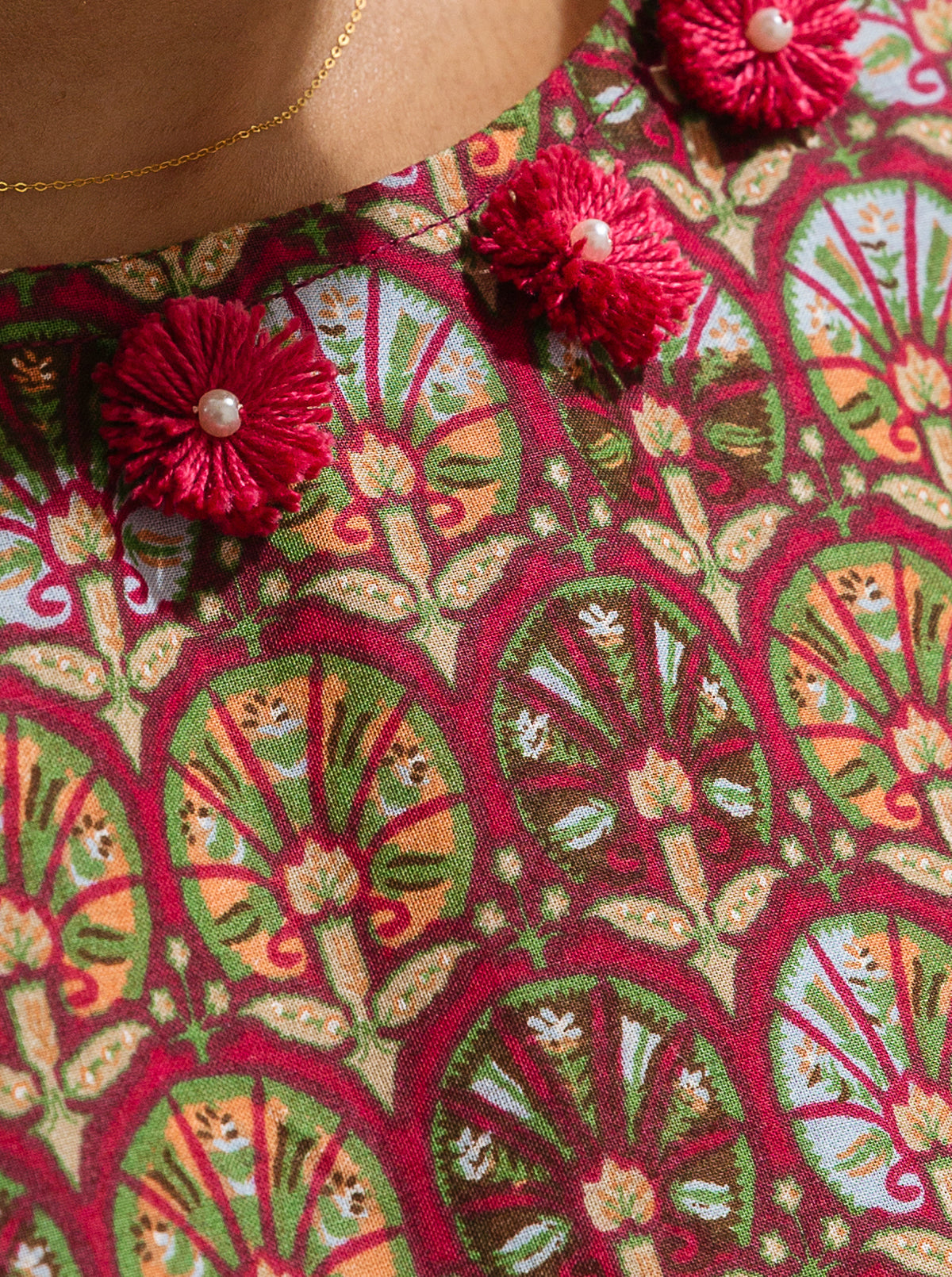 1 PIECE - PRINTED LAWN SHIRT - PLUME SKY