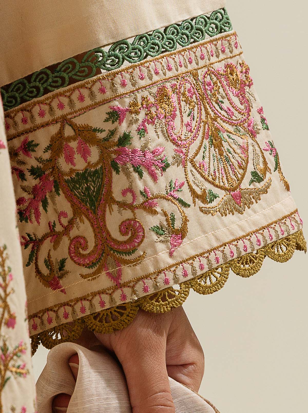 3 Piece - Embroidered Lawn Suit - Grace Incantation
