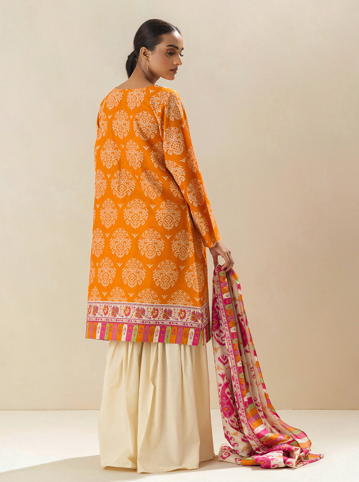 2 Piece - Embroidered Lawn Suit - Mandarin Cloud