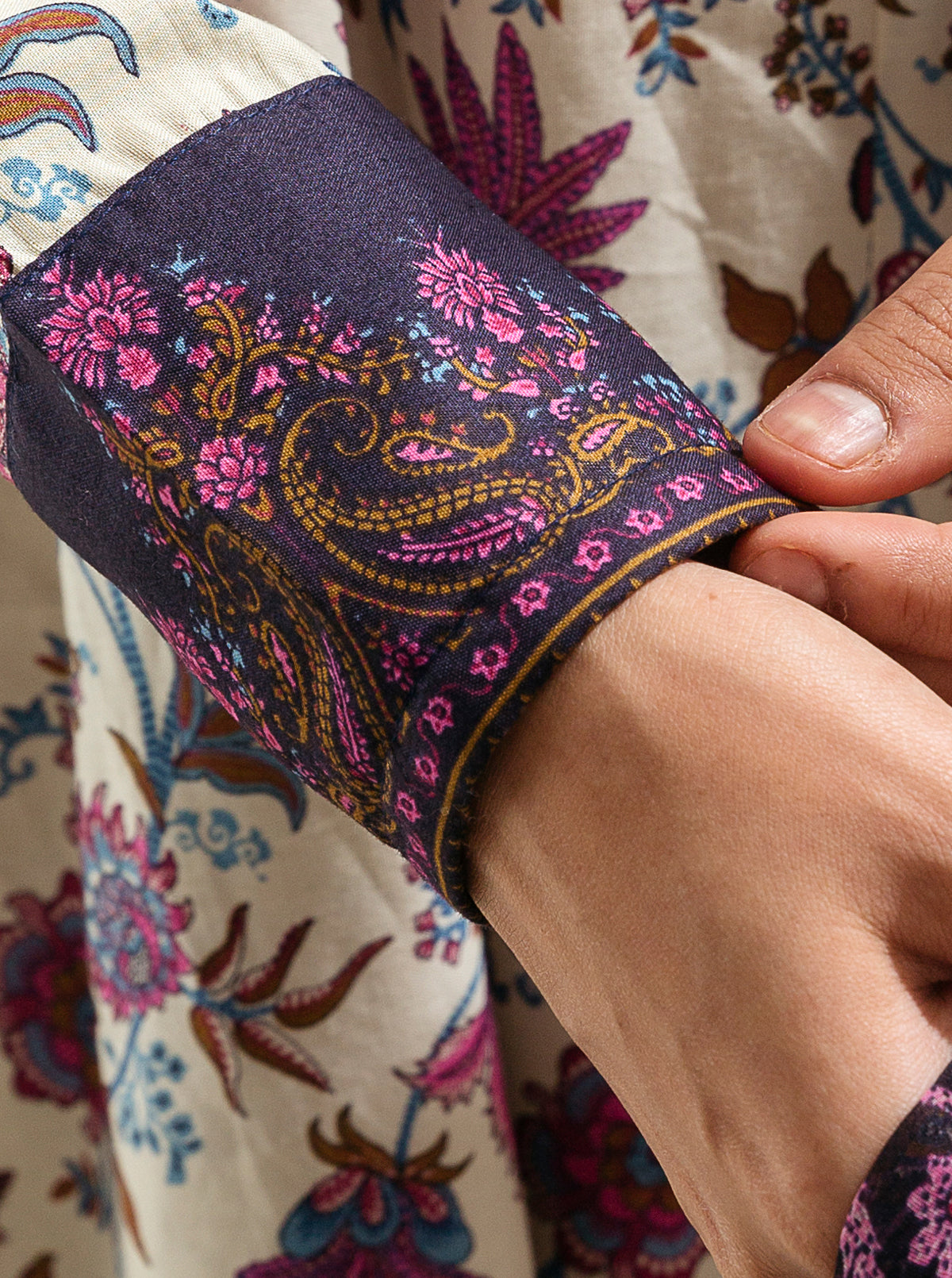 2 Piece - Printed Lawn Suit - Raspberry Rose