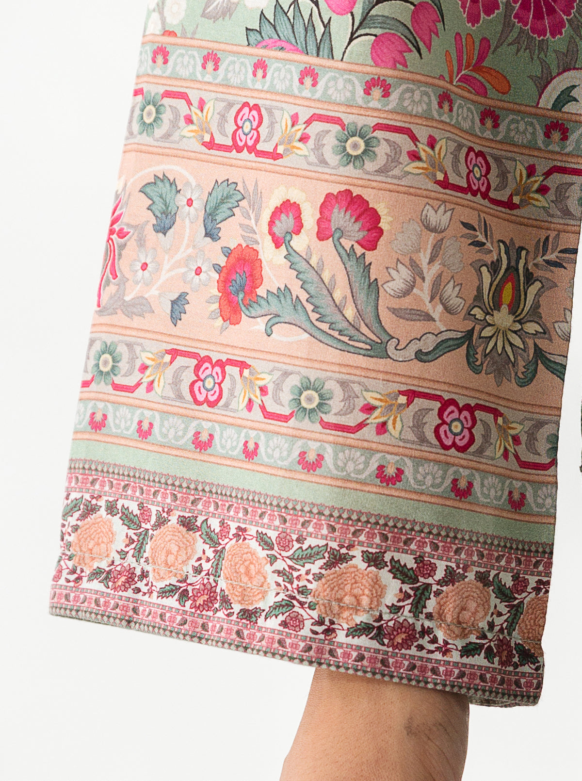 3 Piece - Embroidered Lawn Suit - Mistletoe Pomace