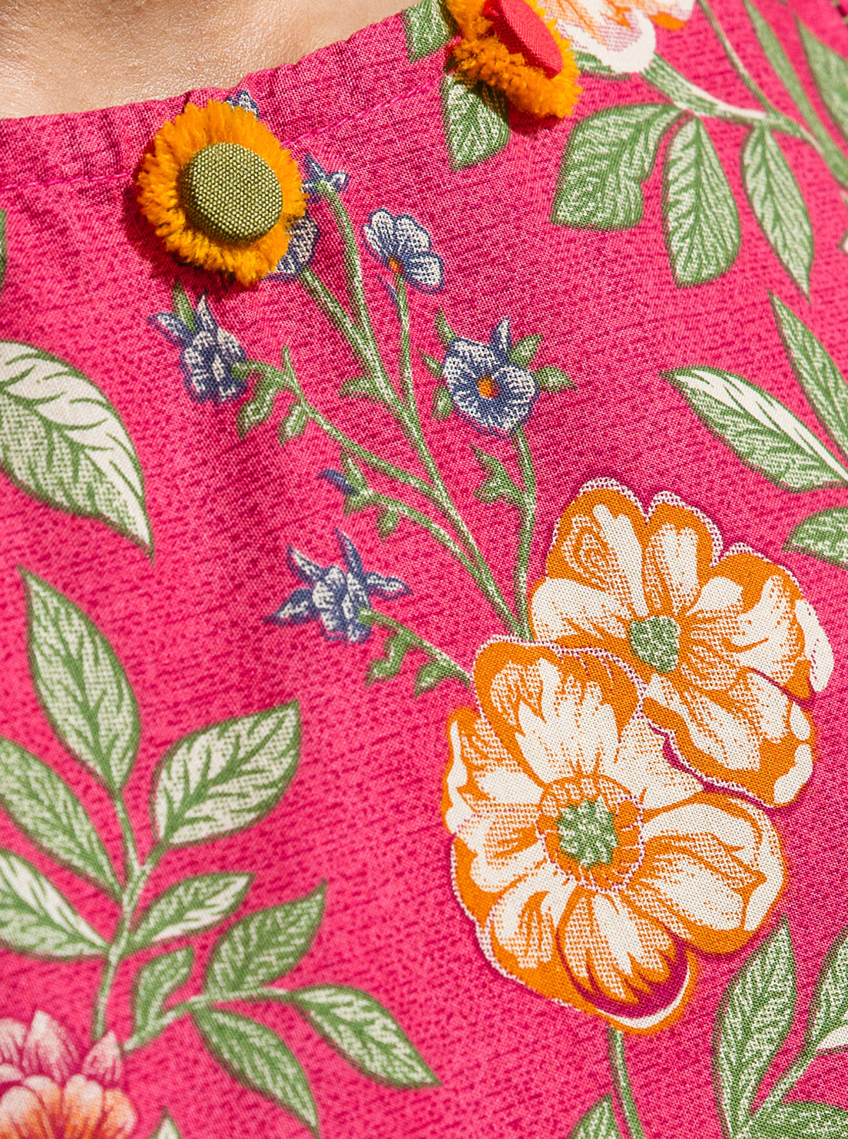 1 PIECE - PRINTED LAWN SHIRT - MELTED INCANDESCENCE