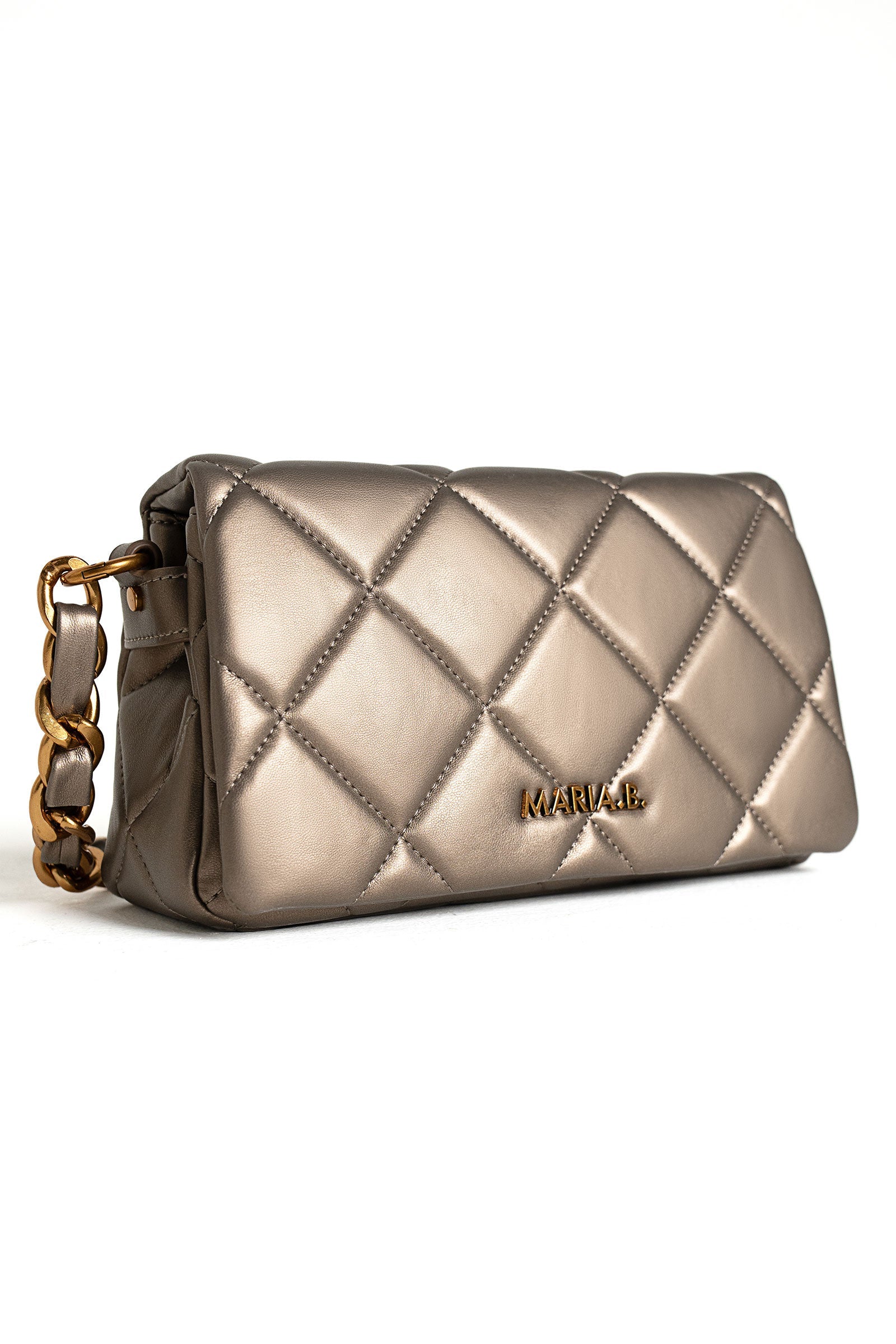 Quilted Messenger Bag