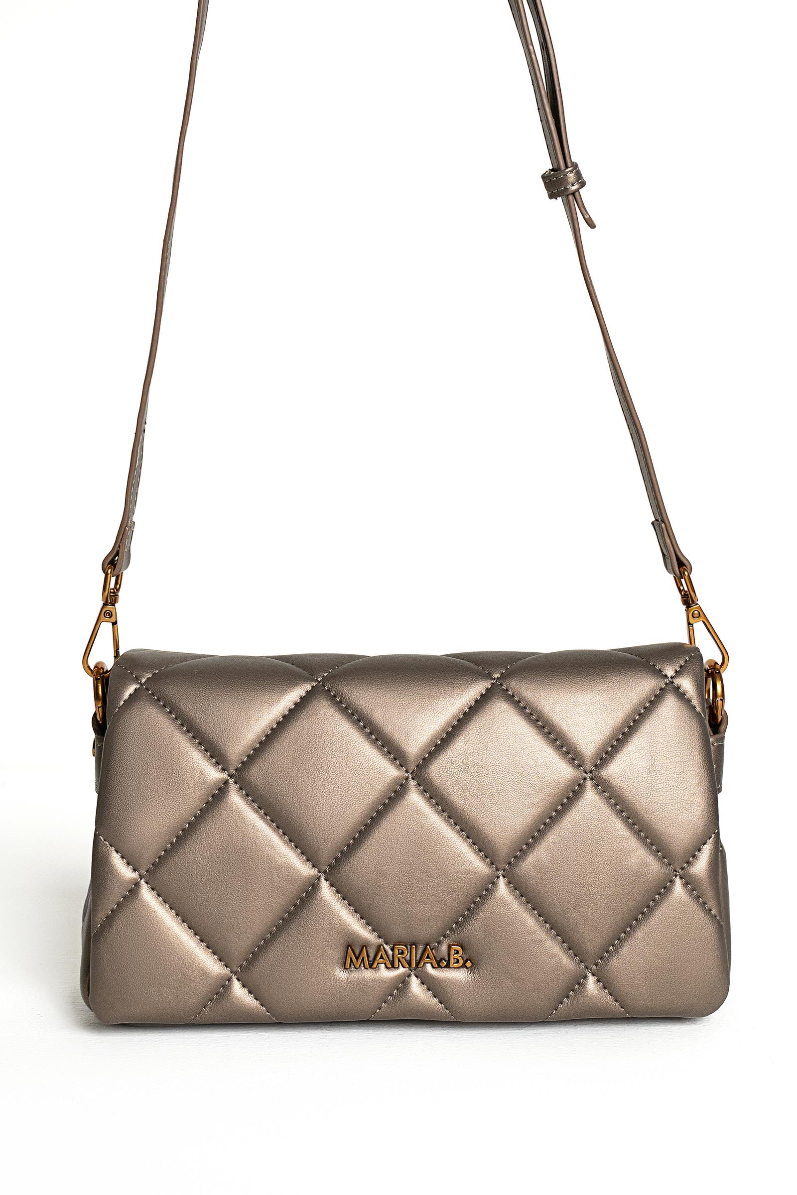 Quilted Messenger Bag