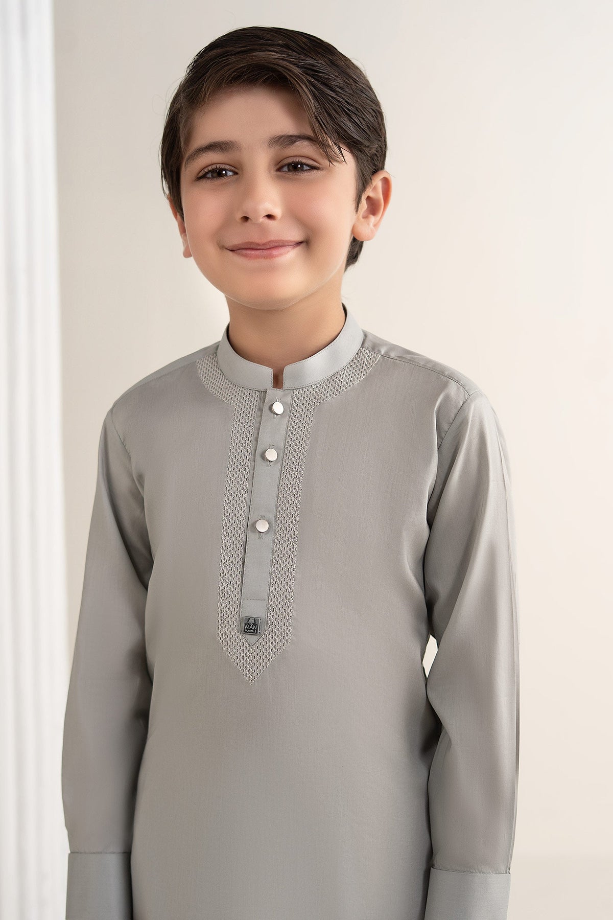 Embroidered Blended Kurta