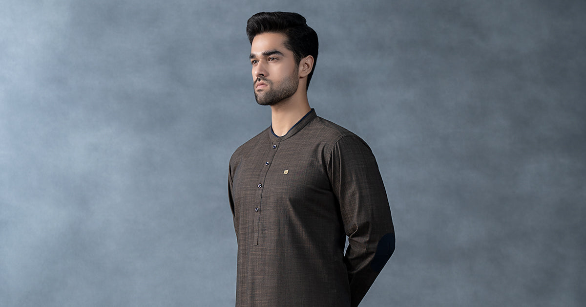 Nova Yarn Dyed Khaddar Kurta