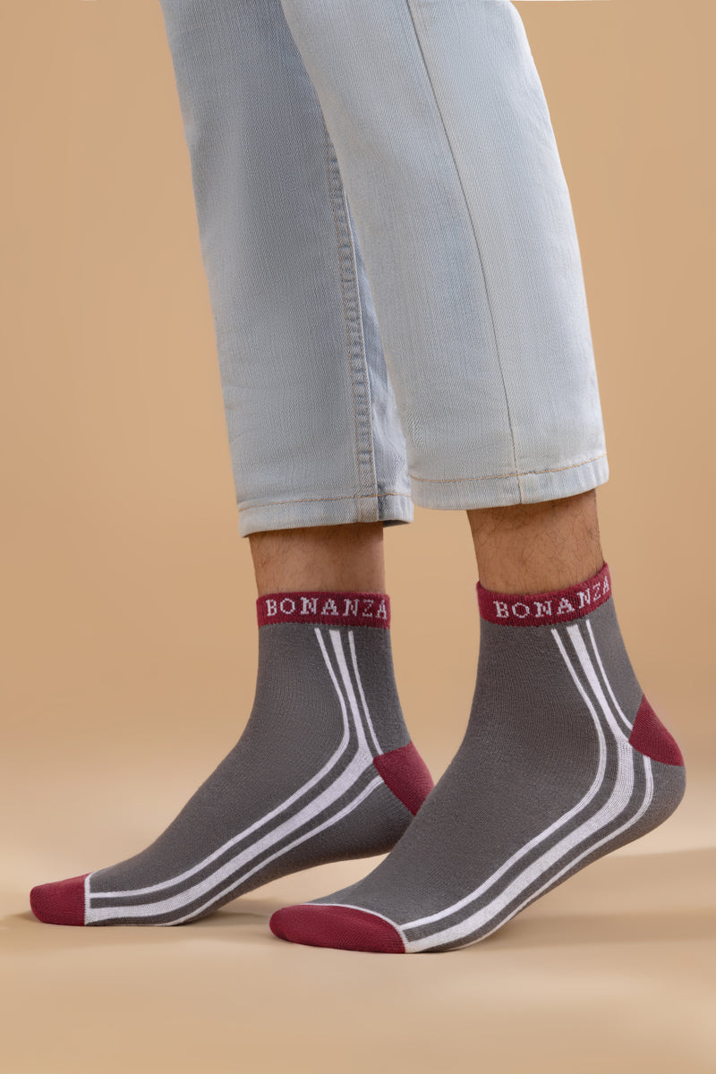 Maroon Low Cut Socks (MCSLG2)