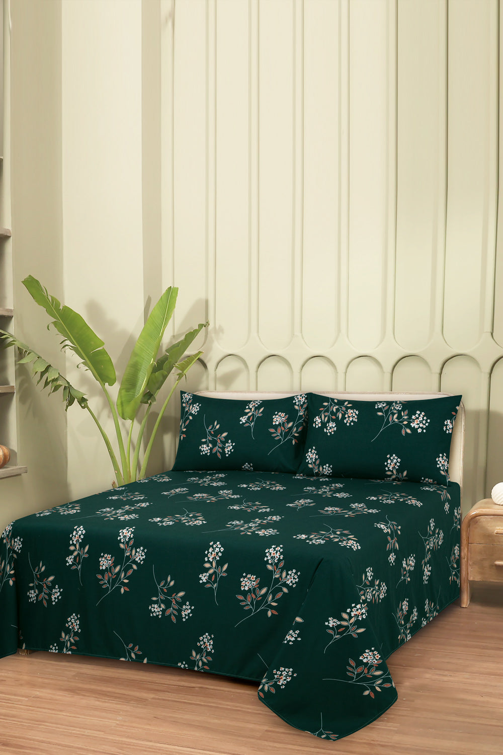 Linen Collection MFJP Printed Bed Sheet Set