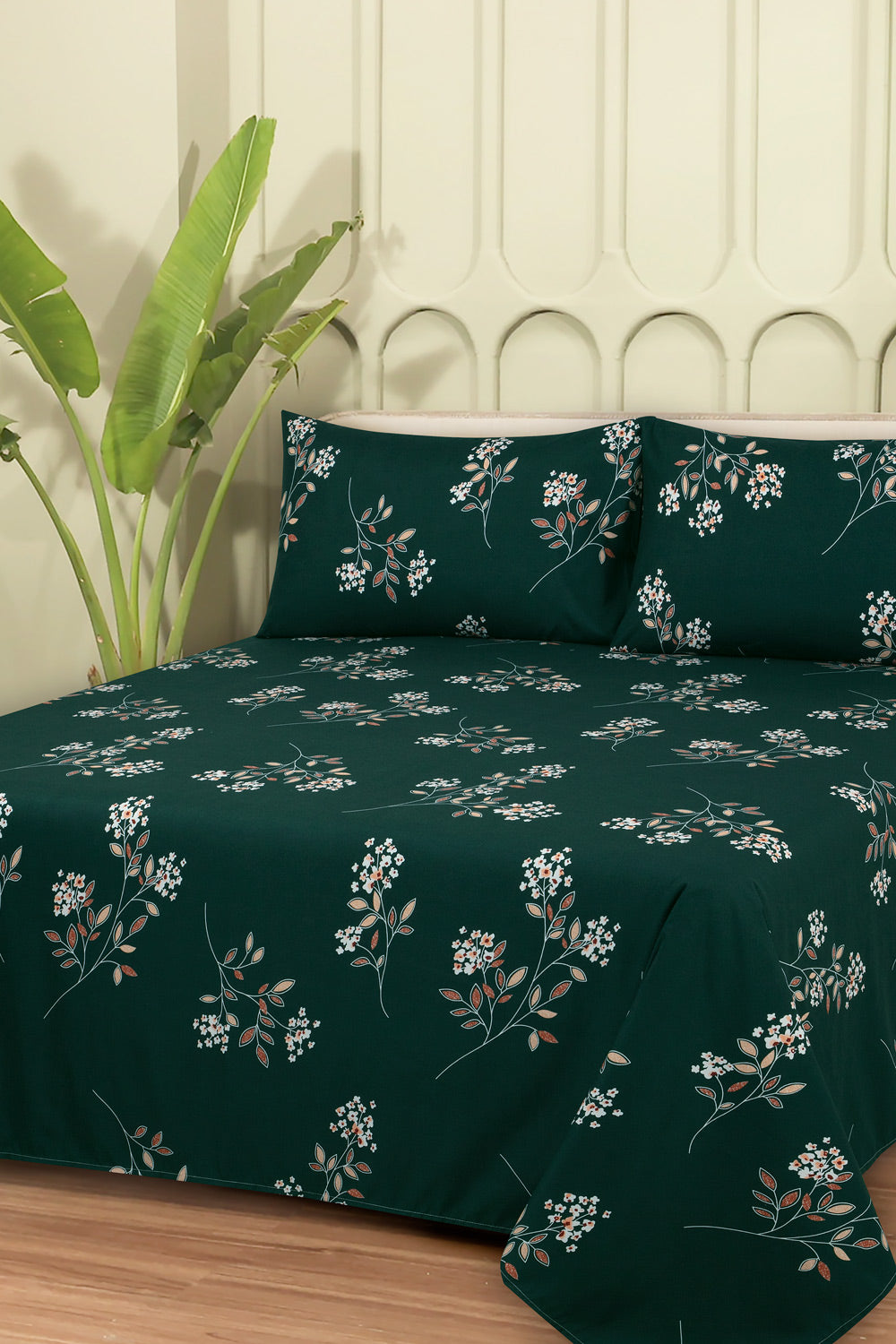 Linen Collection MFJP Printed Bed Sheet Set