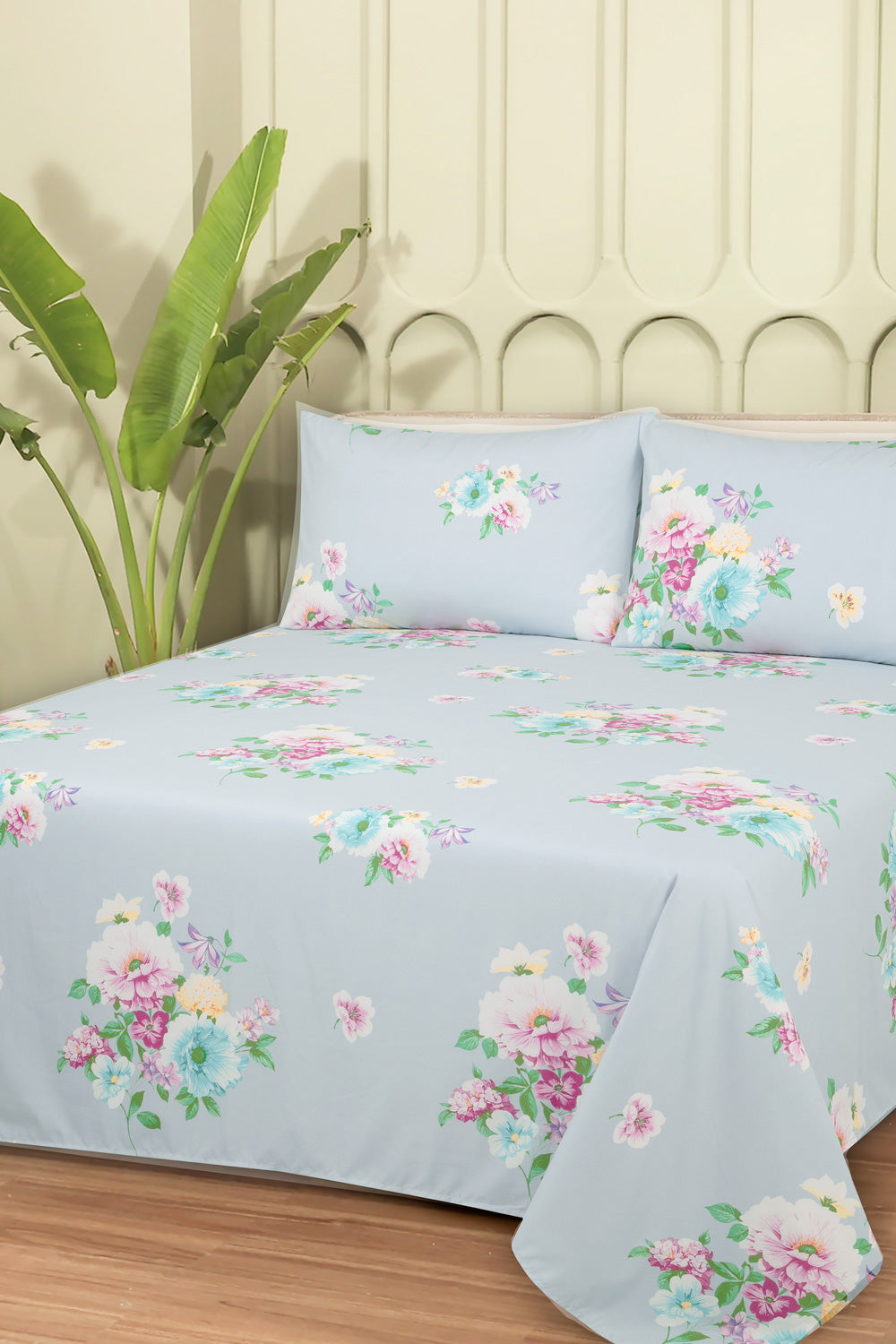 Linen Collection MFJP Printed Bed Sheet Set