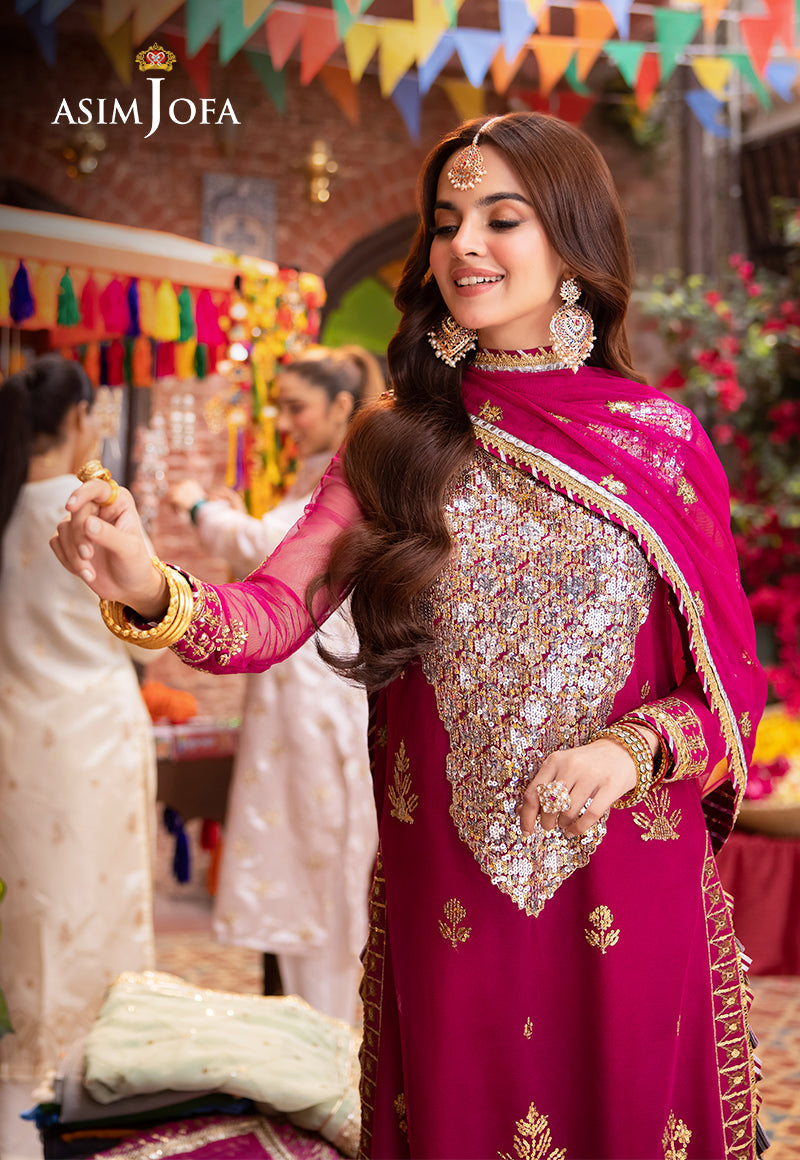 AJEMD-03 EMBROIDERED STITCHED 3 PCS