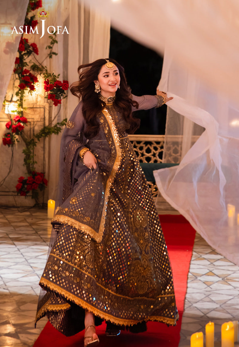 AJCR-10 EMBROIDERED NET 3 PCS